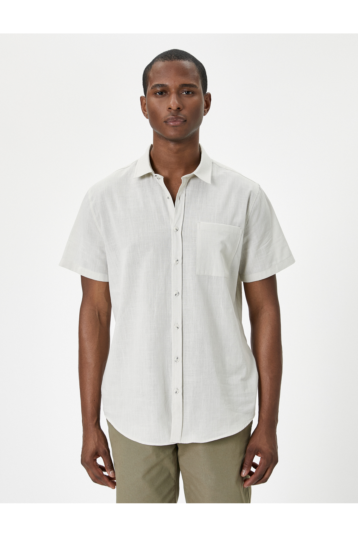 پیراهن مردانه کوتون | 4SAM60033HW Koton - Image 3