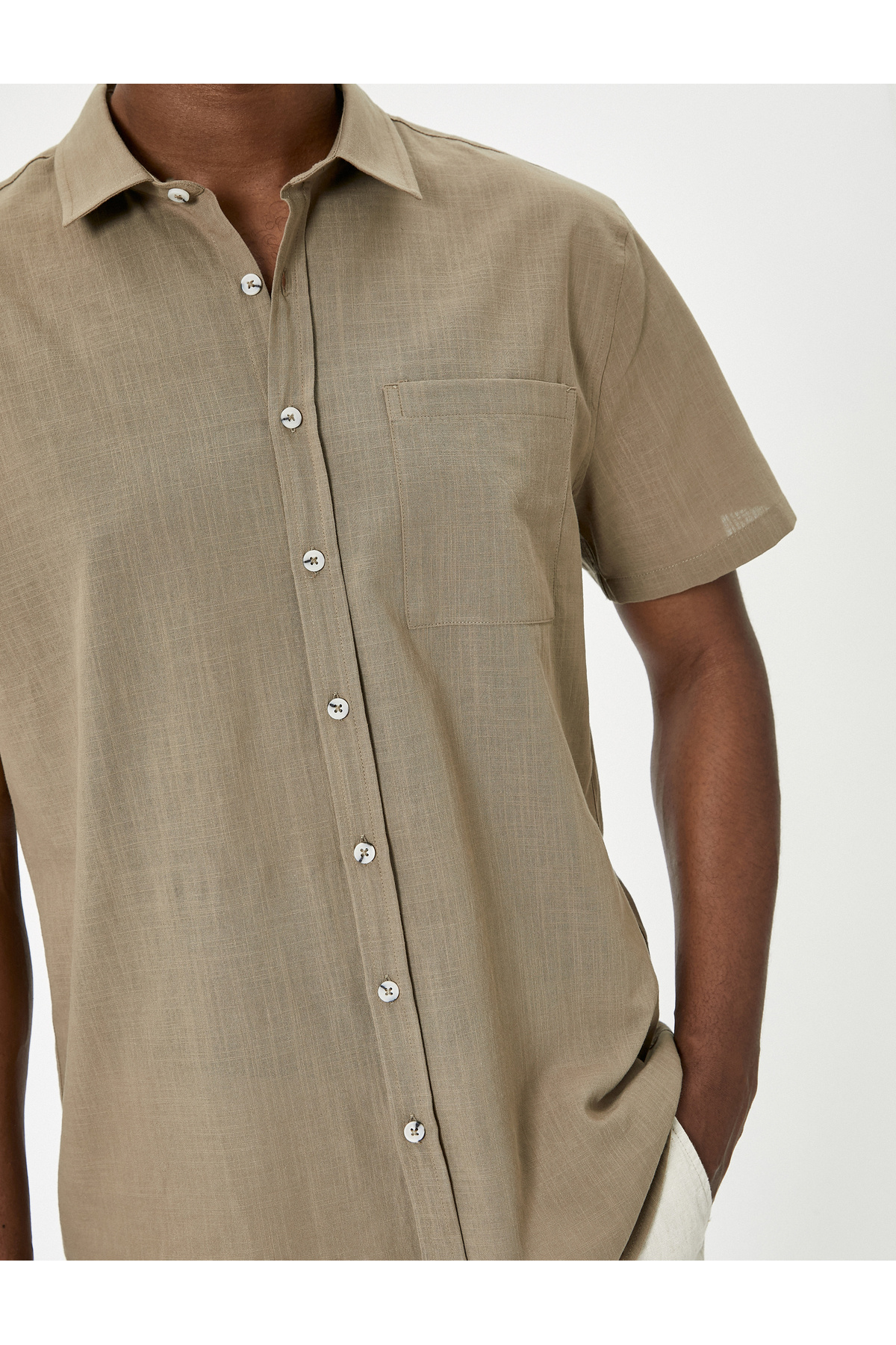 پیراهن مردانه کوتون | 4SAM60033HW Koton - Image 5