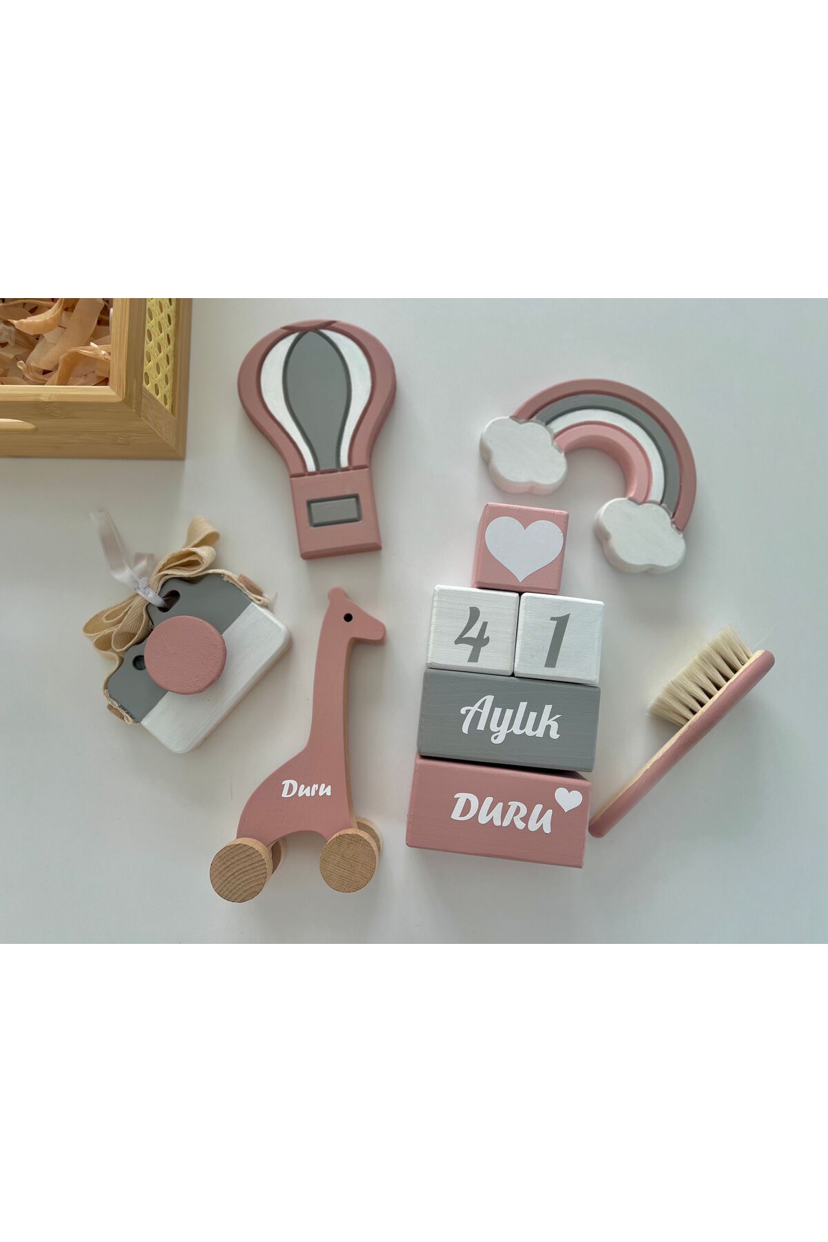 Gripembe objeli anı küpü seti