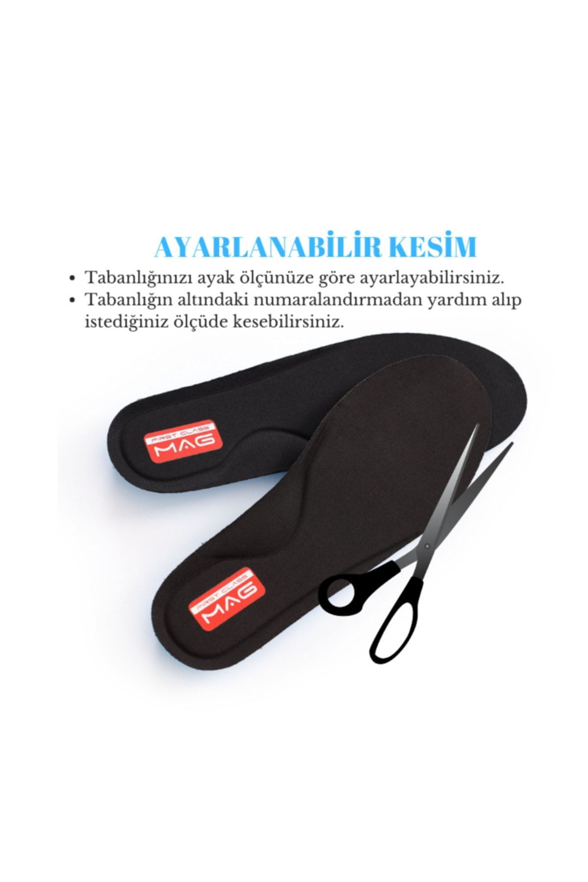 Ortopedik Yumuşak Tabanlık, Rahat Konforlu Ayakkabı Tabanlığı, Memory Foam Hafızalı Tabanlık 3