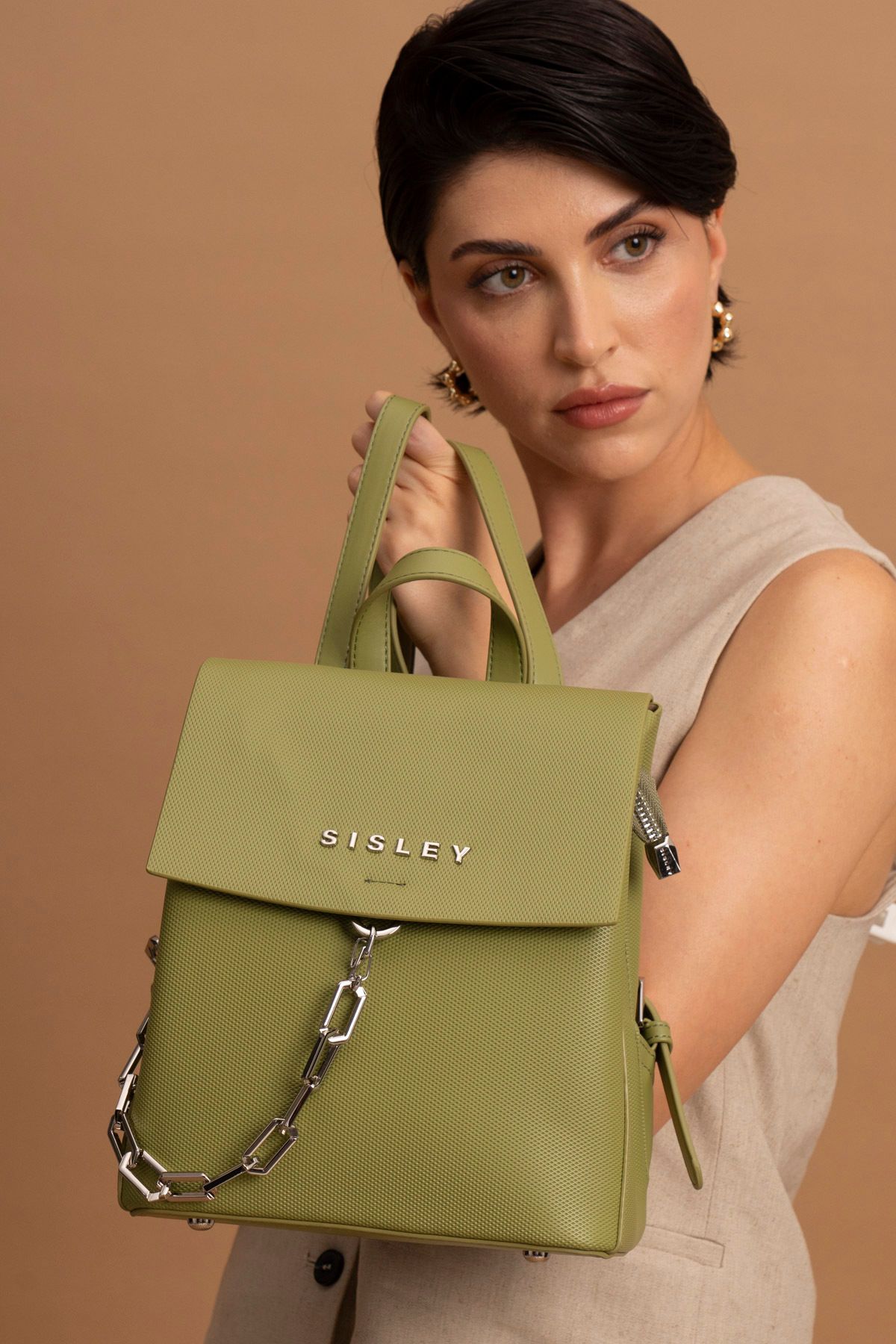 Sisley Rucsac Verde Pentru Femei - Femeie - One Size