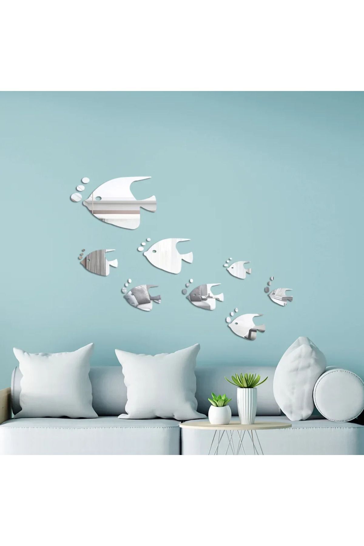 Fish Decorated Wall Decoration plexi