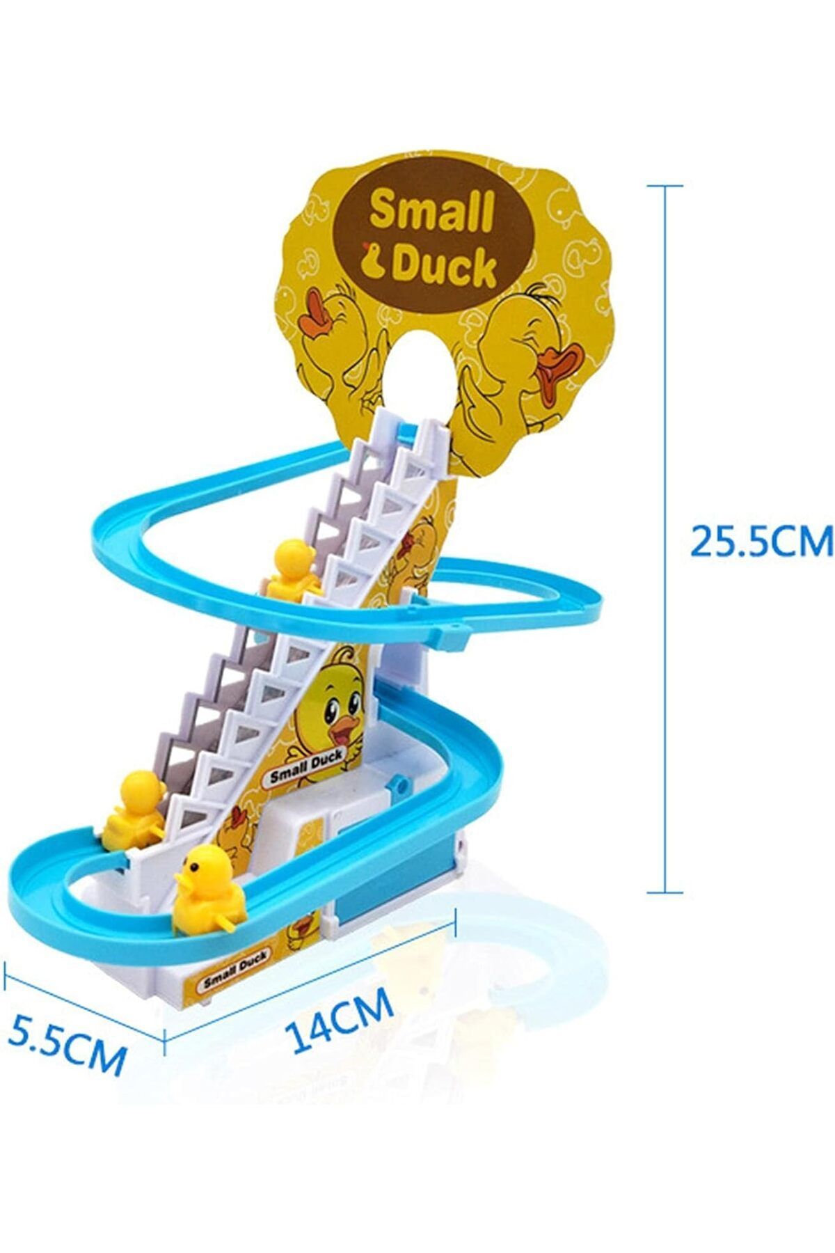 9 Ördekli Ördek Dön Dolaş Işıklı Müzikli Ördekli Dön Dolaş Oyunu Merdivenden Kayan Ördekler