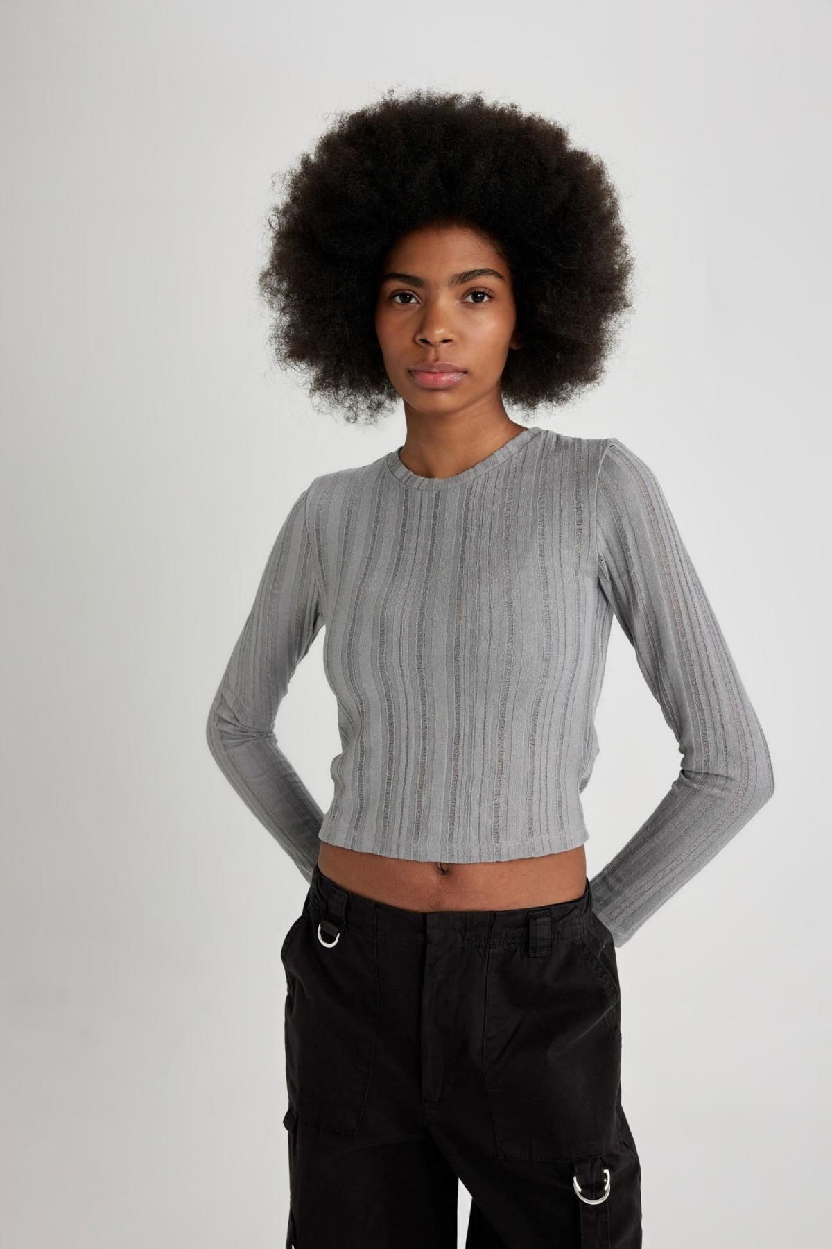 تی شرت زنانه دفاکتو | C3222AX24SM Defacto - Image 4