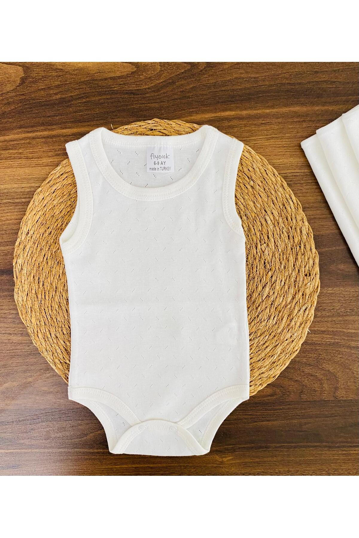 Miyakidsworld Jakarlı Klimalı Askılı Çıtçıtlı Badi 4'lü Yenidoğan Hastane Çıkışı Iç Atlet Zıbın Set 4 Mevsim fotoğrafı 3 (önizleme)