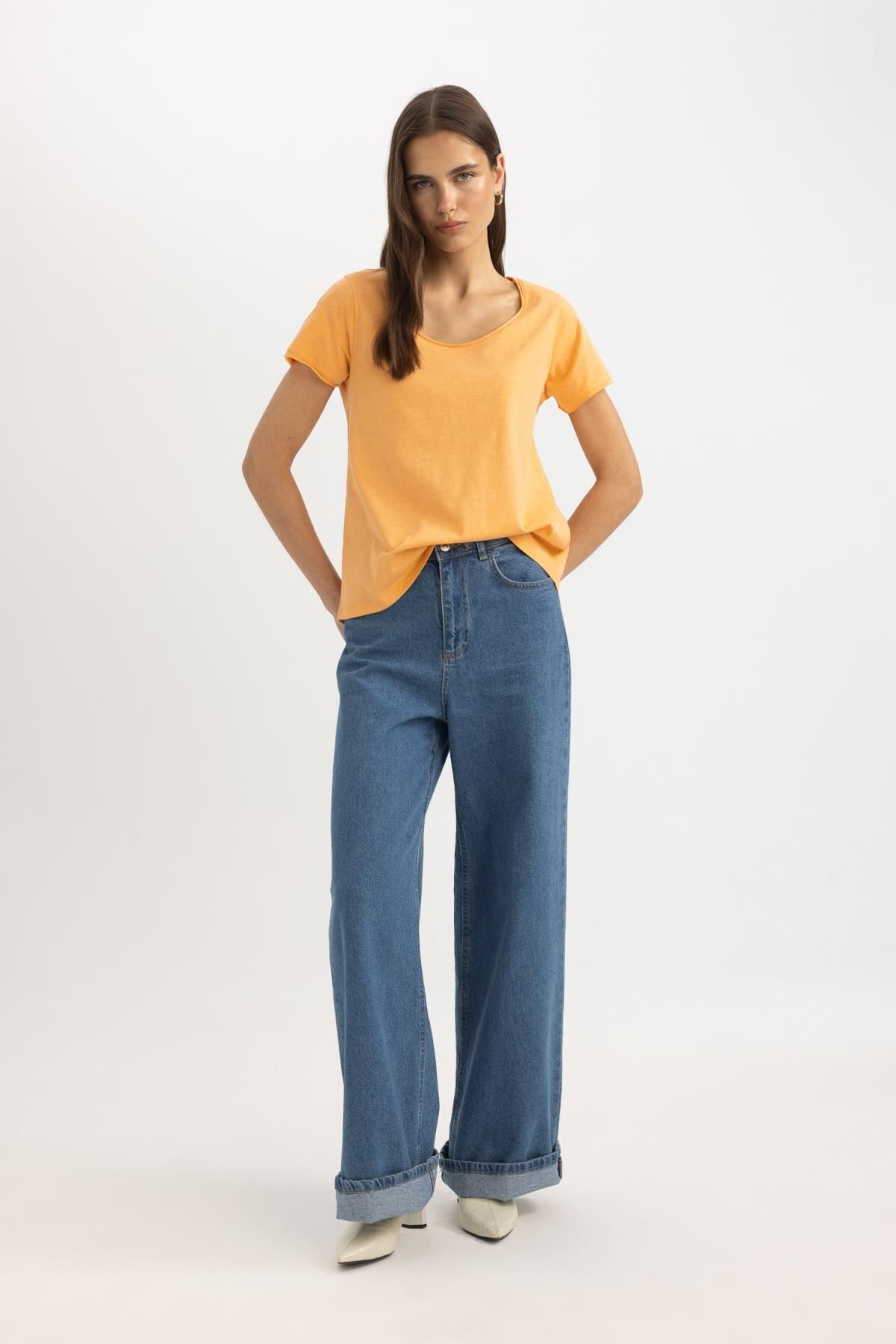 تی شرت زنانه دفاکتو | K1508AZ24SM Defacto - Image 2