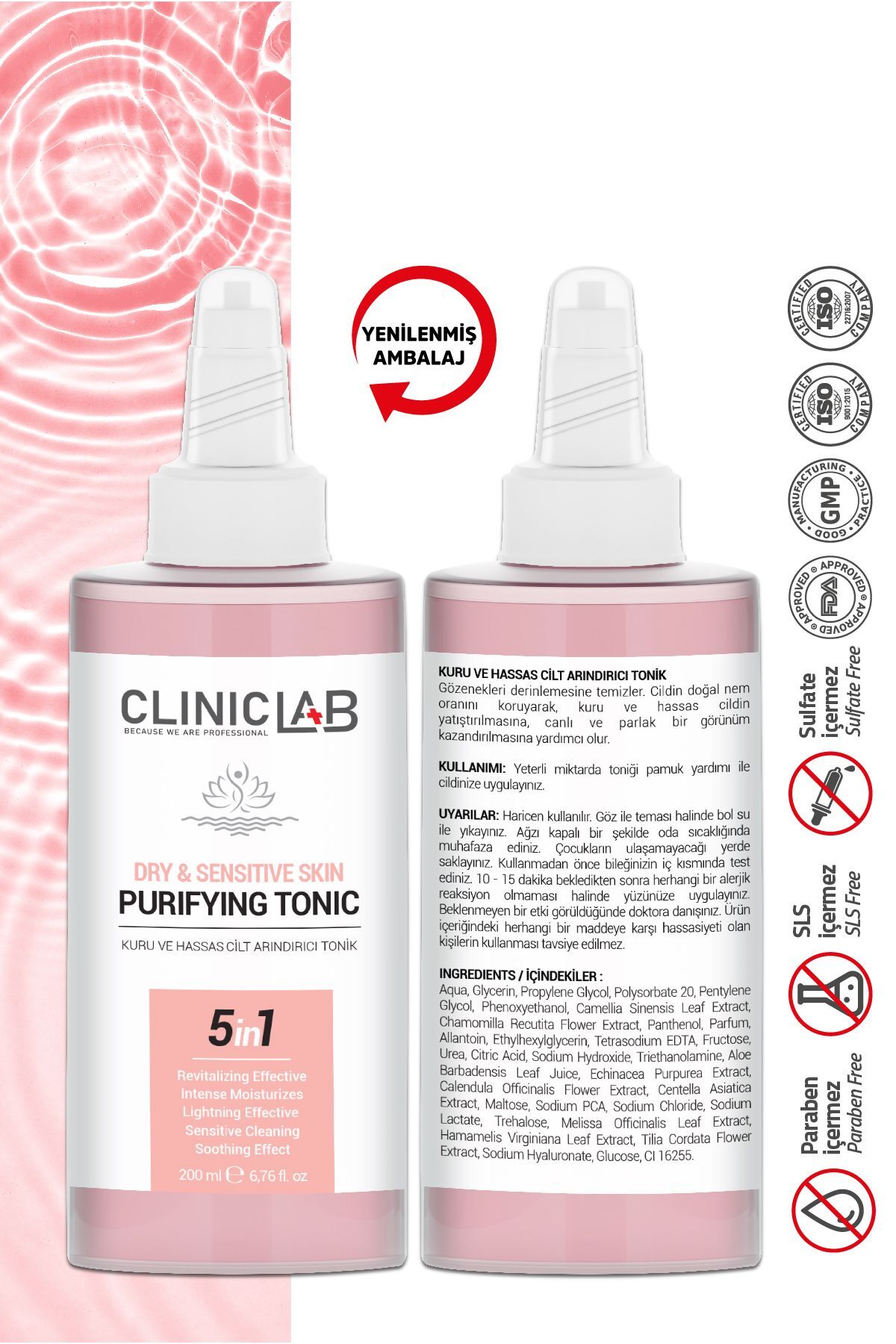Kuru Ve Hassas Cilltler Için Arındırıcı Tonik 200 ml — 8683744978846 — تصویر 6 از 6
