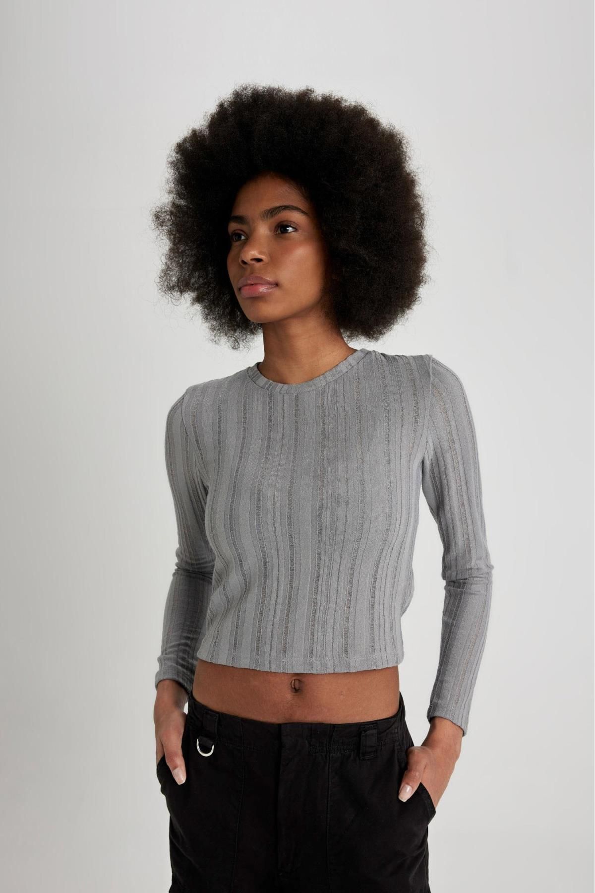 تی شرت زنانه دفاکتو | C3222AX24SM Defacto - Image 6