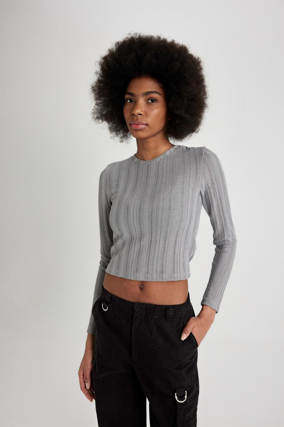 تی شرت زنانه دفاکتو | C3222AX24SM Defacto - Image 7