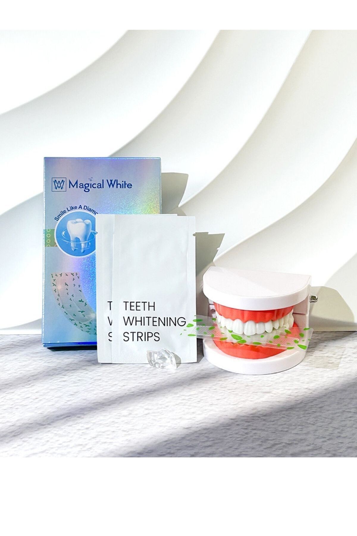 Magical White Dis Beyazlatma Bandı 28adet/14paket - Diş Beyazlatma Bantları Etkili Beyazlık - Hp Formula