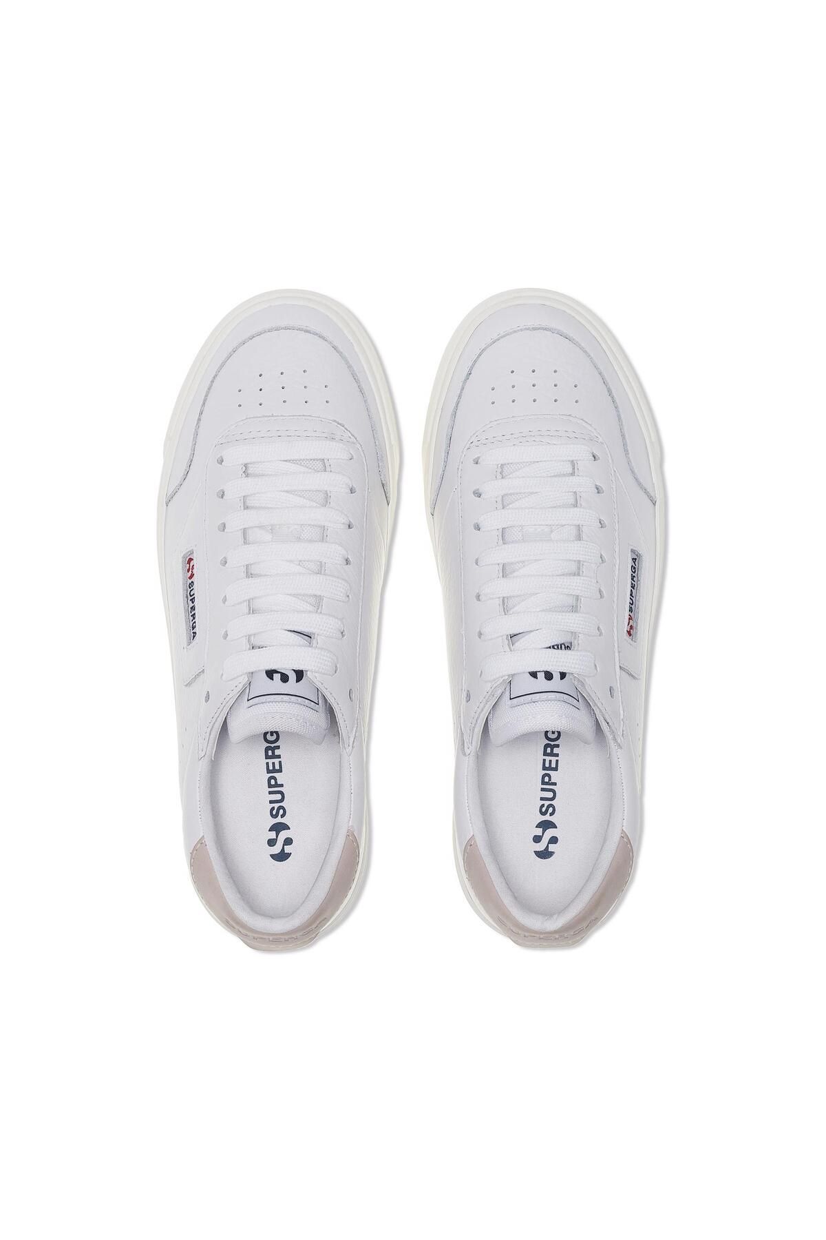 Superga 3843 Court Unisex Beyaz Sneaker Cocuk Ayakkab