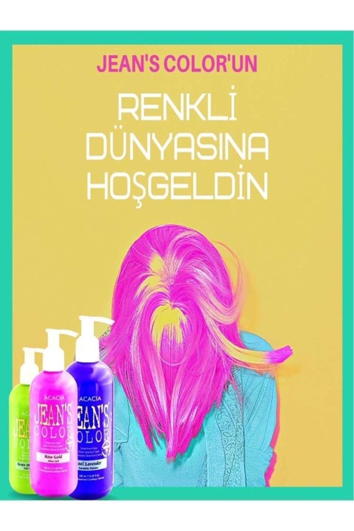 Amonyaksız Sarı Renkli Saç Boyası 250 Ml Kokusuz Su Bazlı Yellow Hair Dye — زرد jc_1 — تصویر 8 از 8