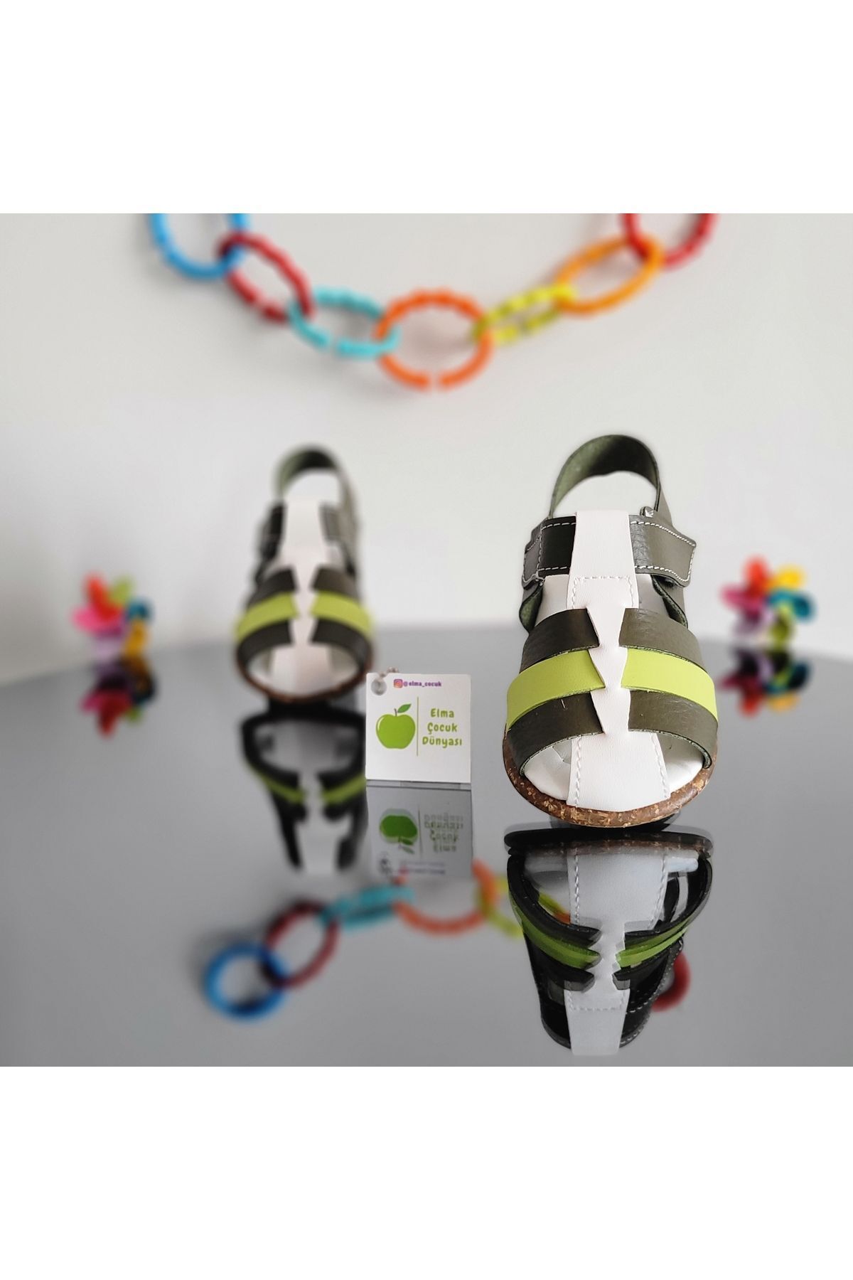 elma bebe-Unisex Light and Comfortable Orthopedic First Step Sports Sandals for Babies and Children 2