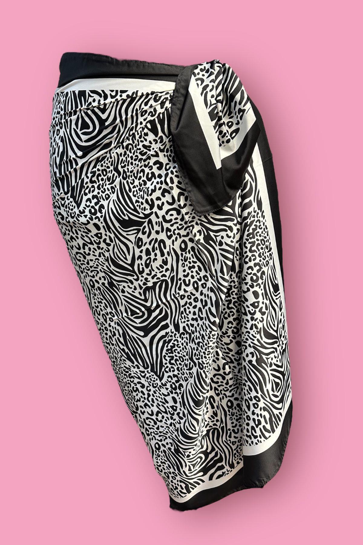 Specially Designed Zebra Leopard Non-Showing Pareo  95*145 Cm