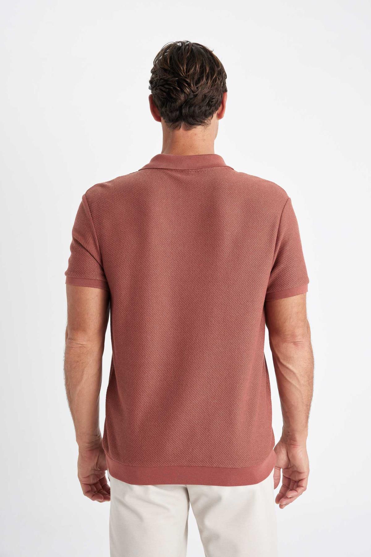 پولوشرت مردانه دفاکتو | A6849AX24SM Defacto - Image 6