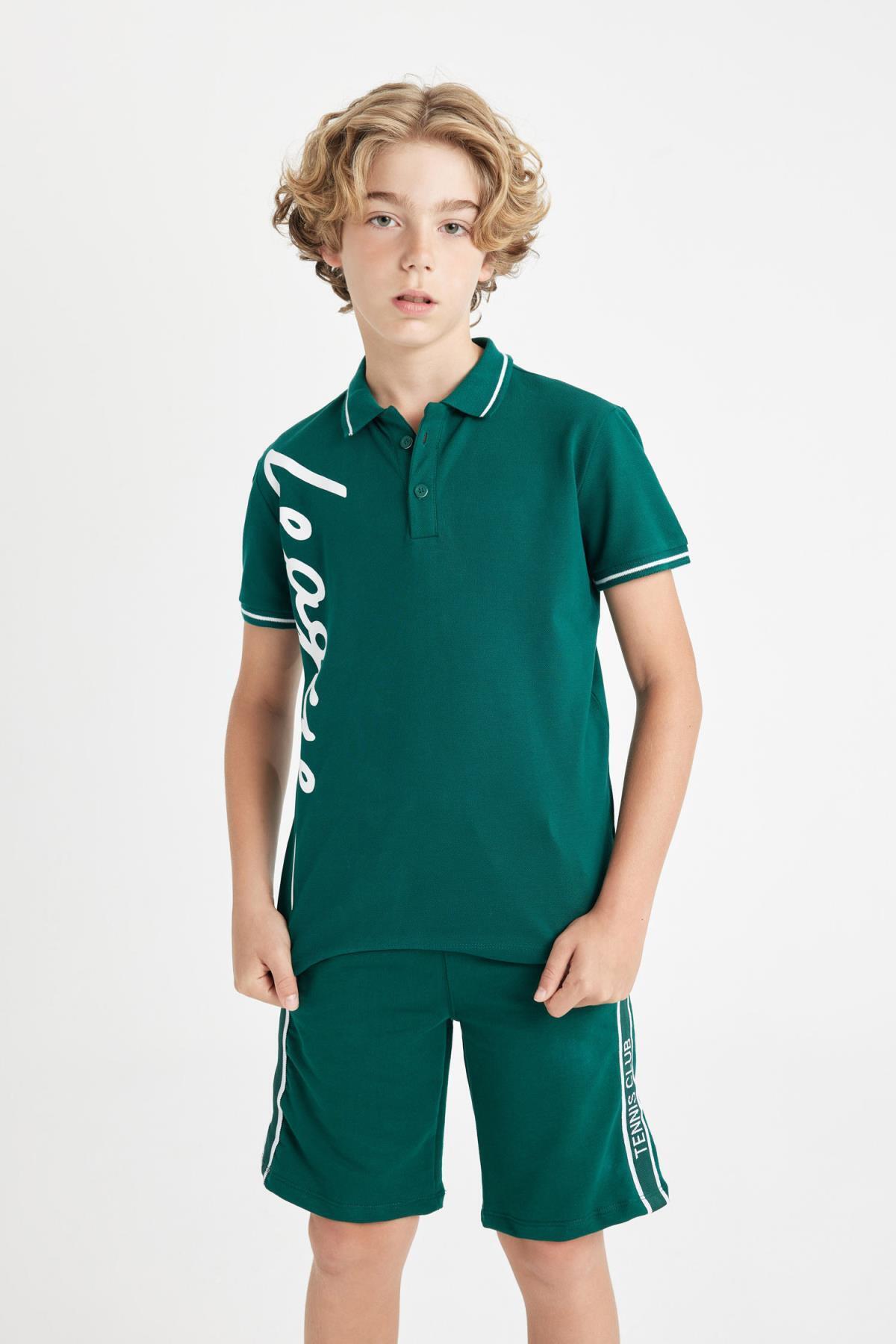 پولوشرت پسرانه دفاکتو | C4908A824SM Defacto - Image 5