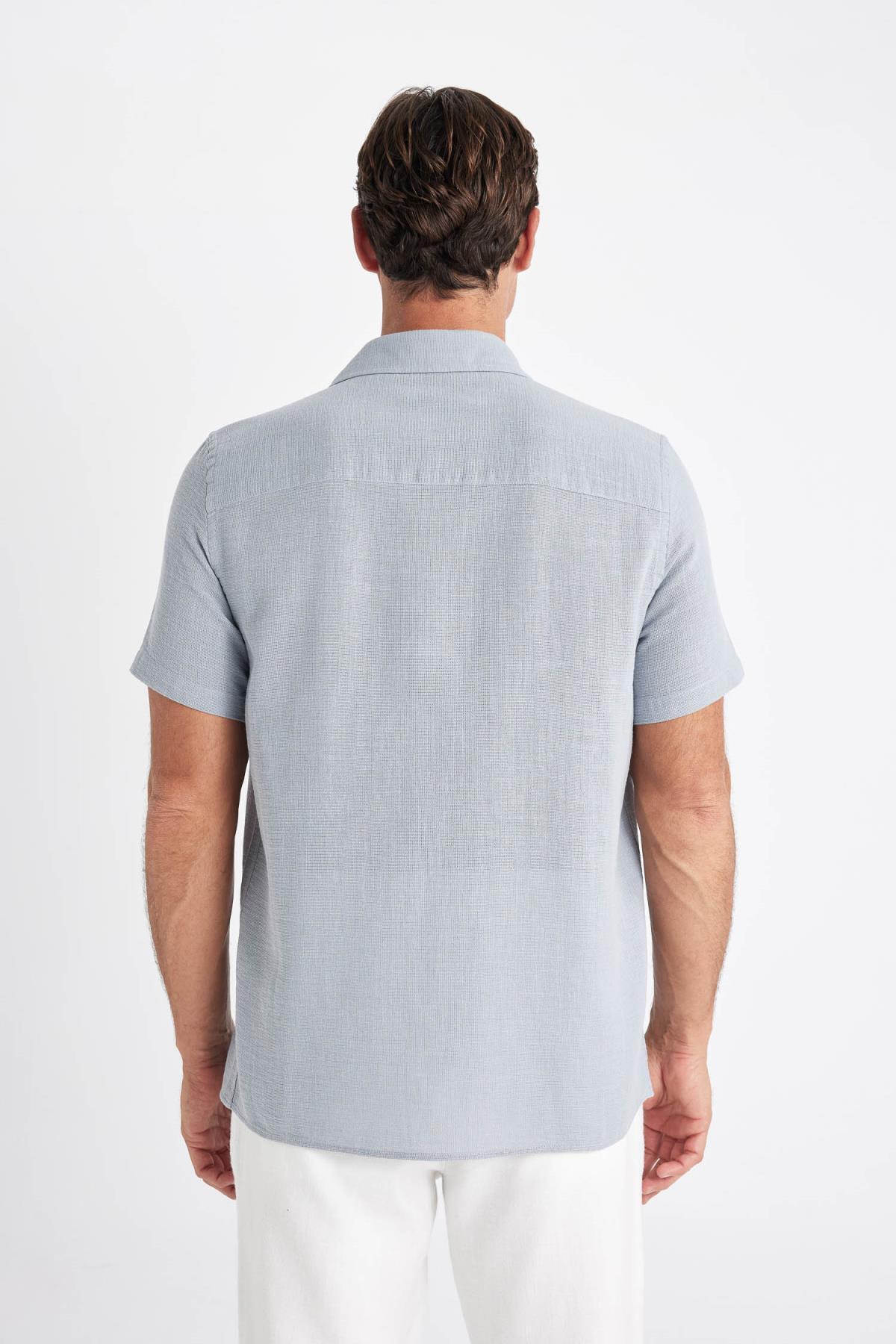 پیراهن مردانه دفاکتو | D2924AX24SM Defacto - Image 6