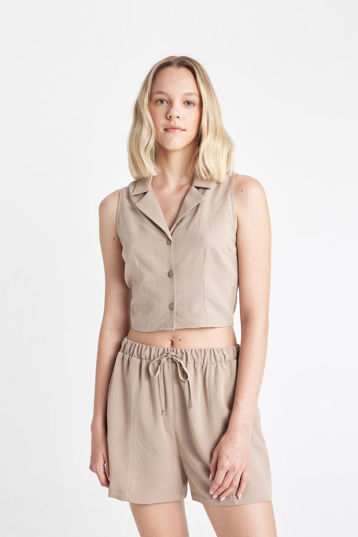 شومیز زنانه دفاکتو | A6858AX24HS Defacto - Image 3