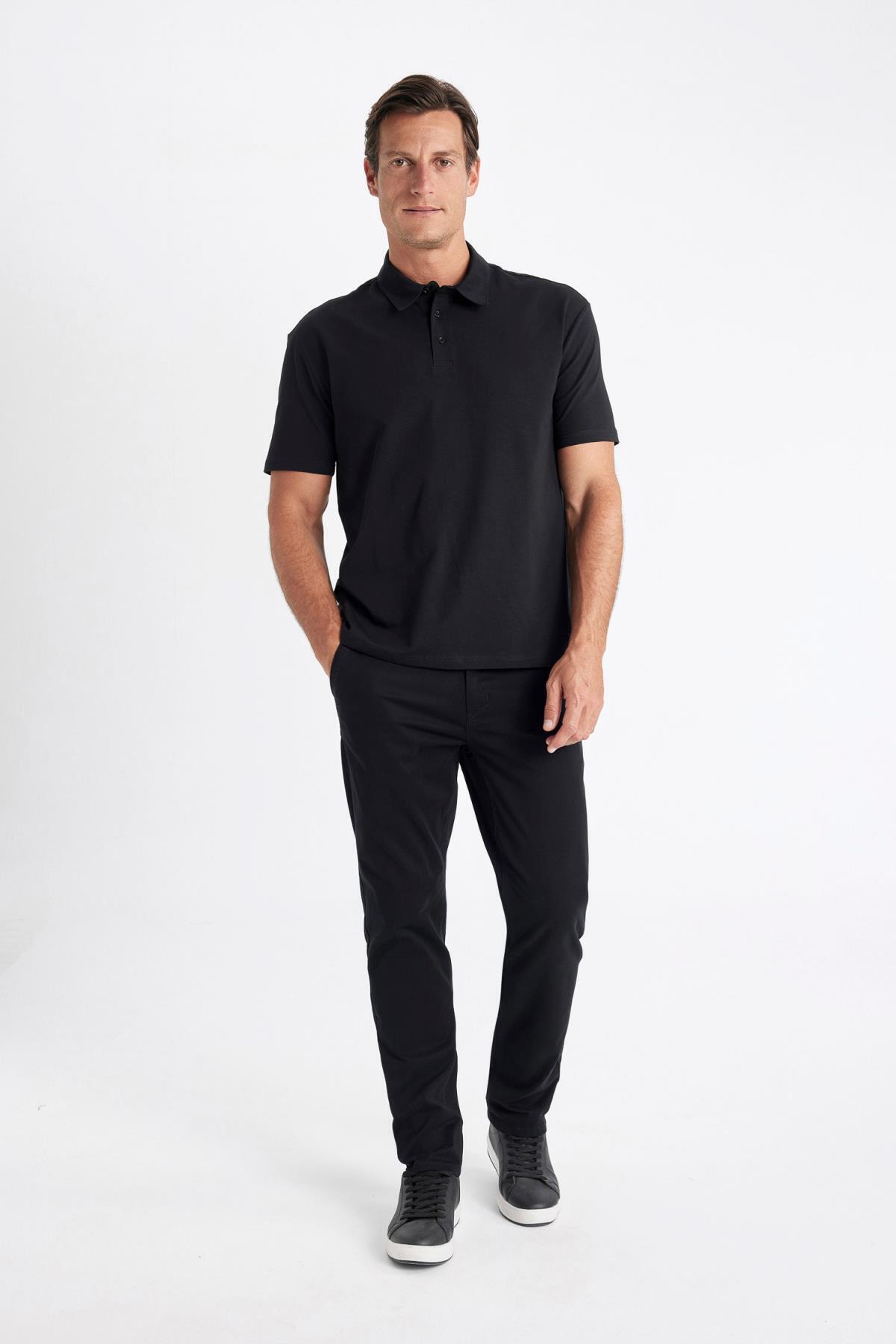 پولوشرت مردانه دفاکتو | D4778AX24SM Defacto - Image 2