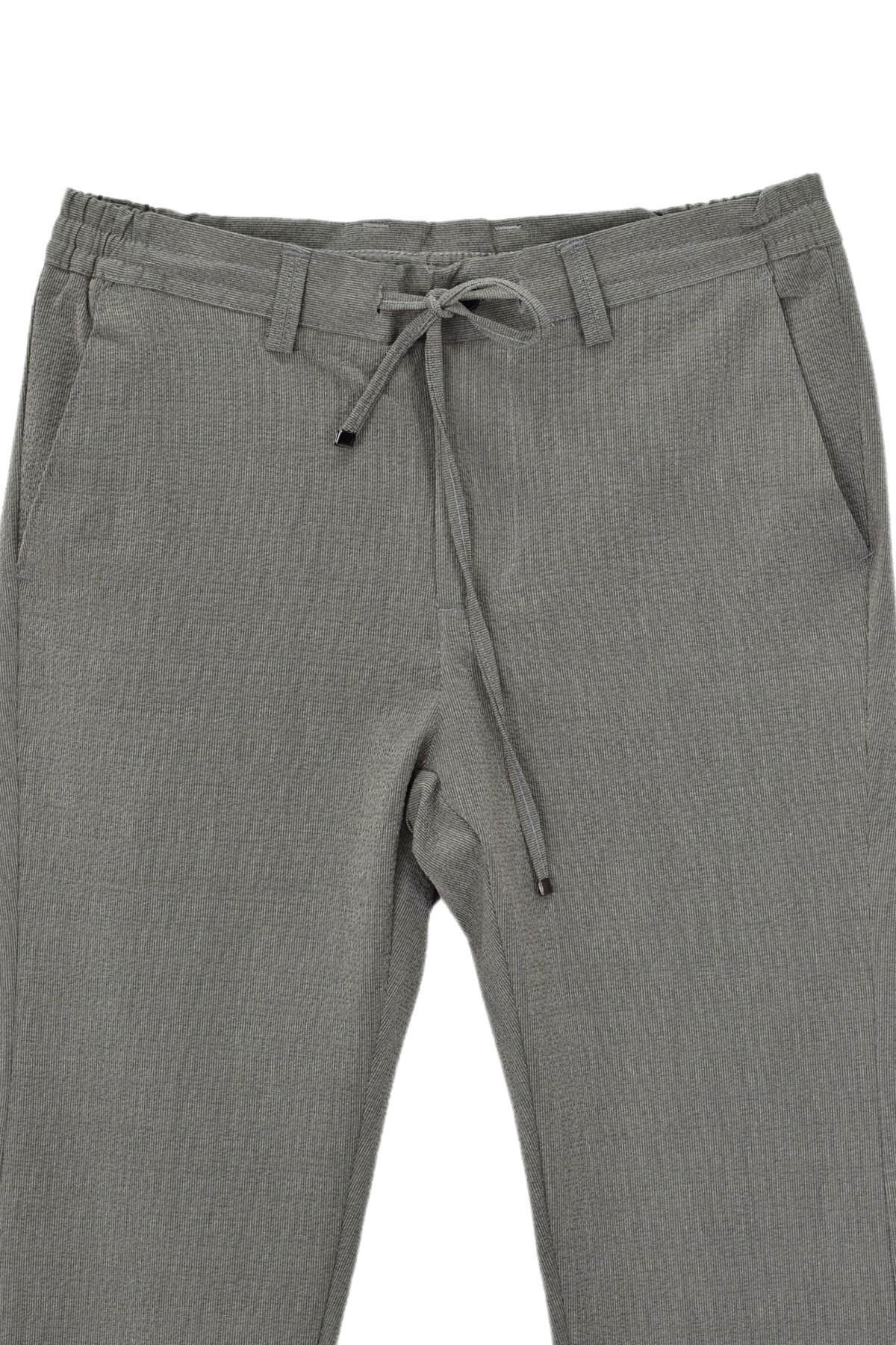 DYNAMO-1994 Model Men's Jogger Pants - Seersucker Color, Elastic Waist, BGL-ST03838 2