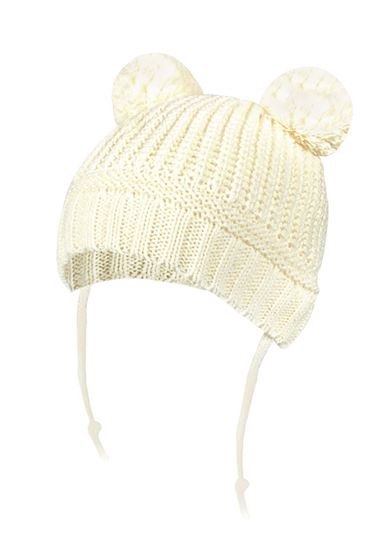Pompom Knitwear Baby Hat, Knitwear Baby Beanie (0-18 Months)