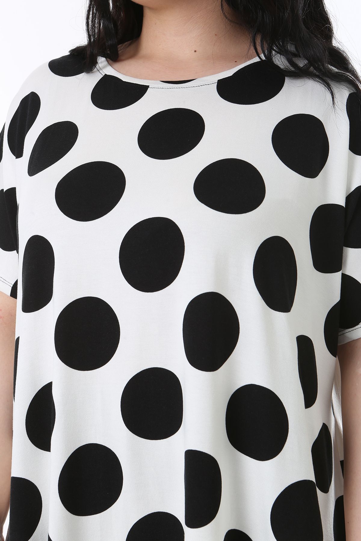 Prom black and white polka dot skirt women 4762 Prom black and white polka dot skirt women 4762