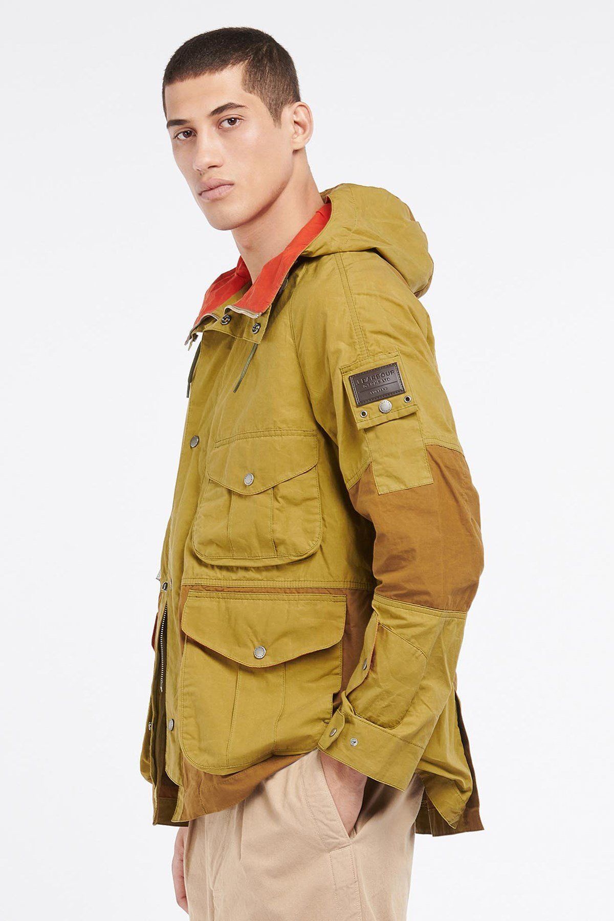 Barbour casual jacket gold cheap