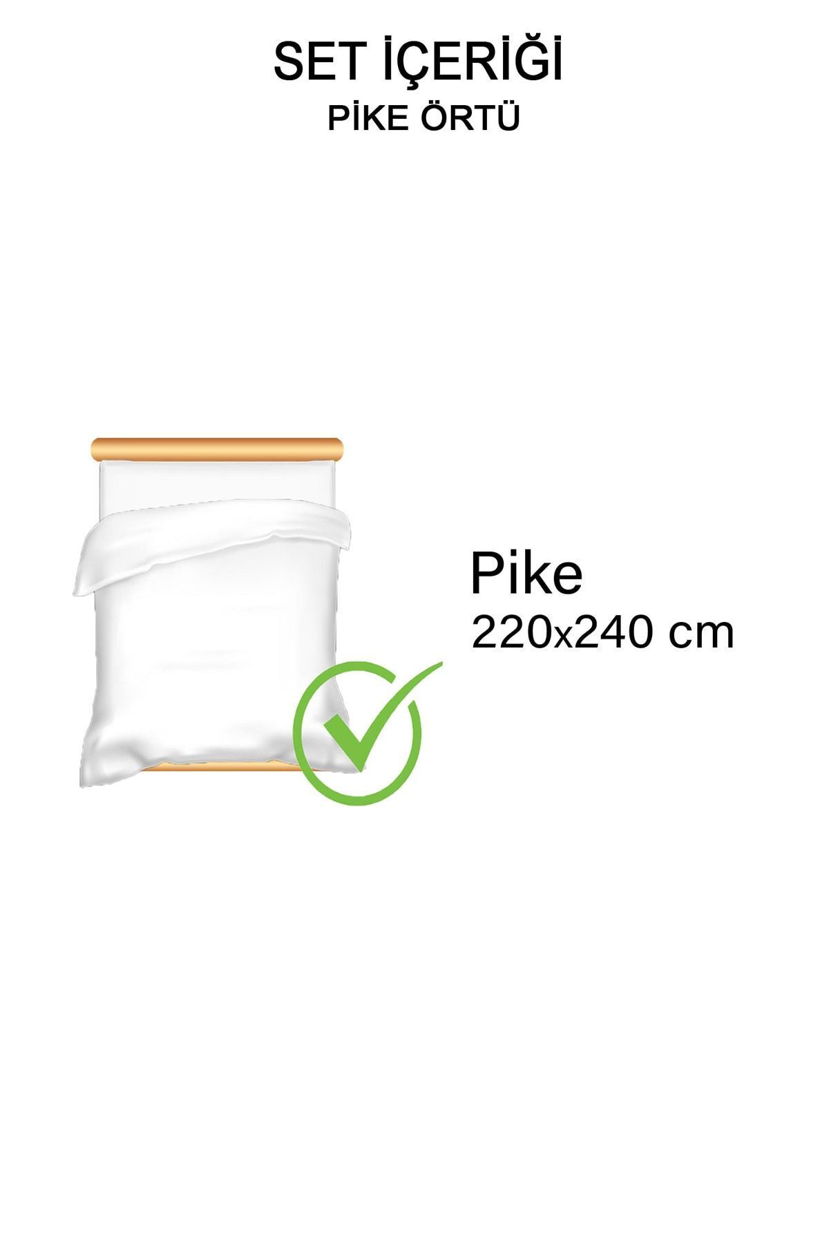 Vionel Home %100 Pamuklu Çift Kişilik Yatak Örtüsü Pike, Waffle Desen, Ponponlu Kahverengi Pike 6