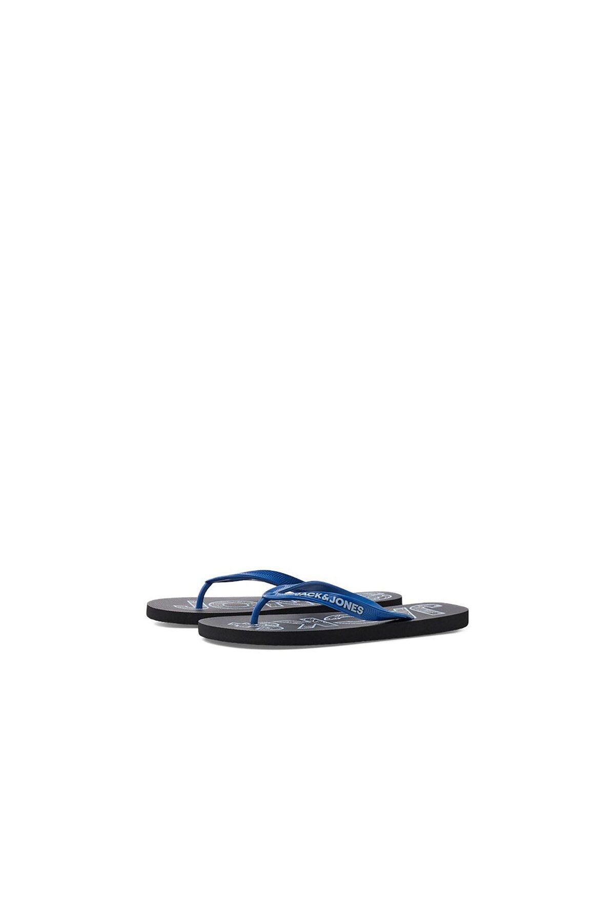 دمپایی سیاه مردانه Jack Jones انگشت لغزنده نر JFWLOGO PALM PRINT FLOP Jack & Jones