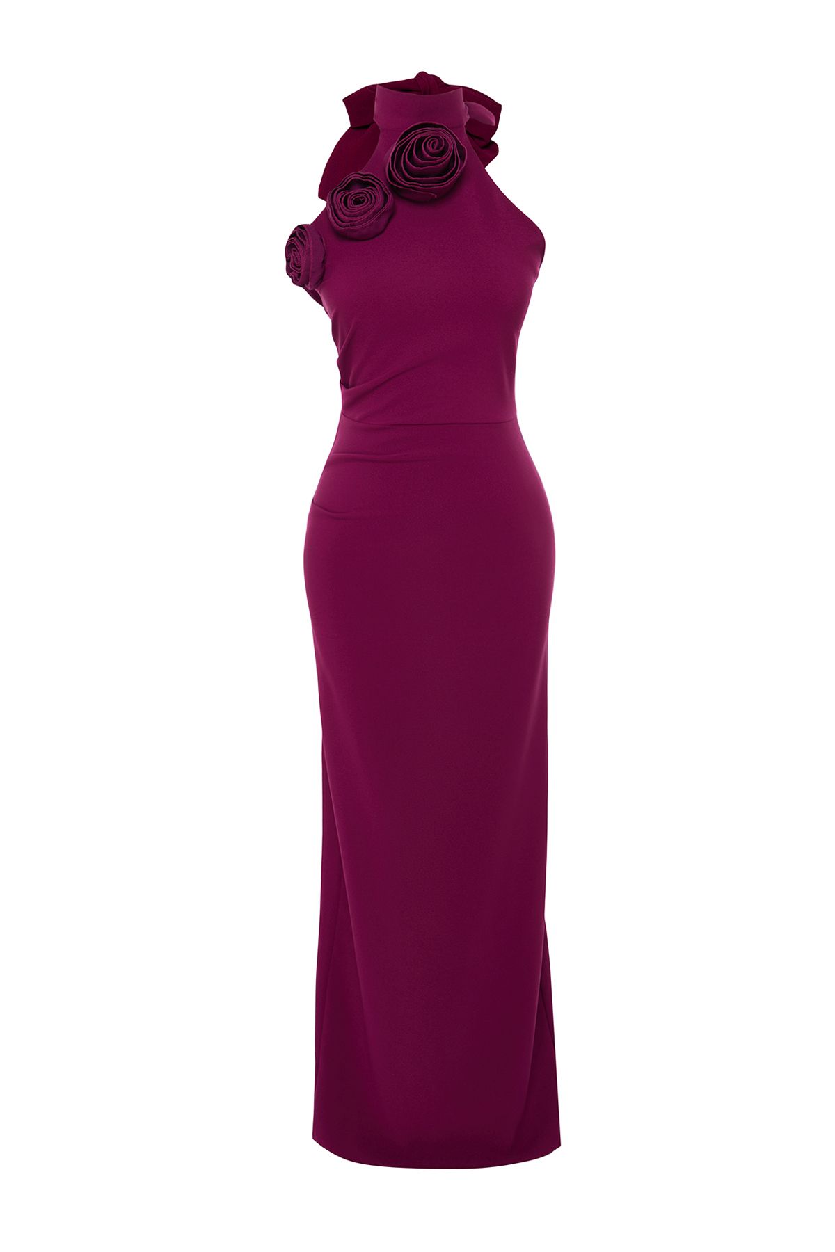Trendyol Collection-Plum Woven Stylish Evening Dress & Homecoming Dress Tprss24Ae00011 6