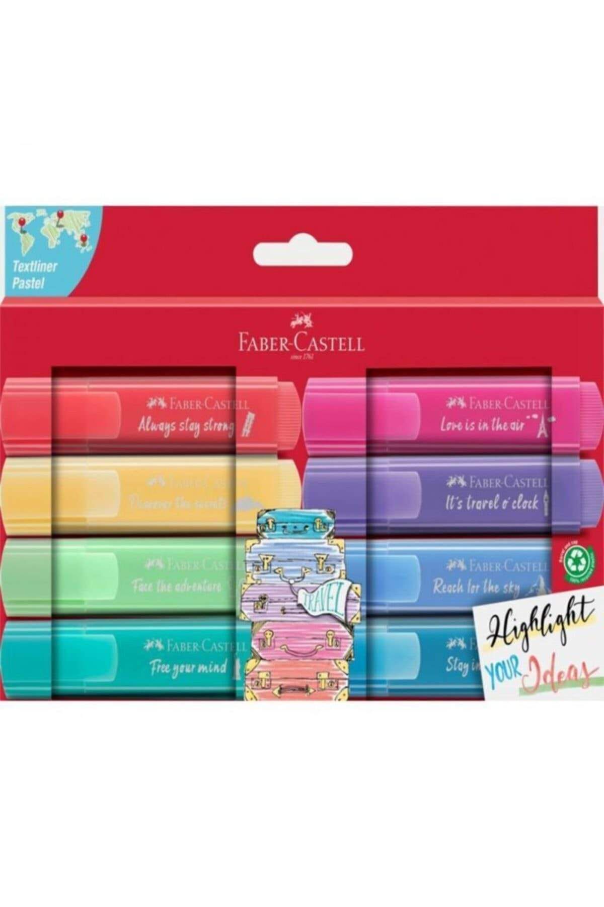 Хайлайтер Faber-castell K 46 Pastel R, 8 карточек, 2021 г. 4005402546268