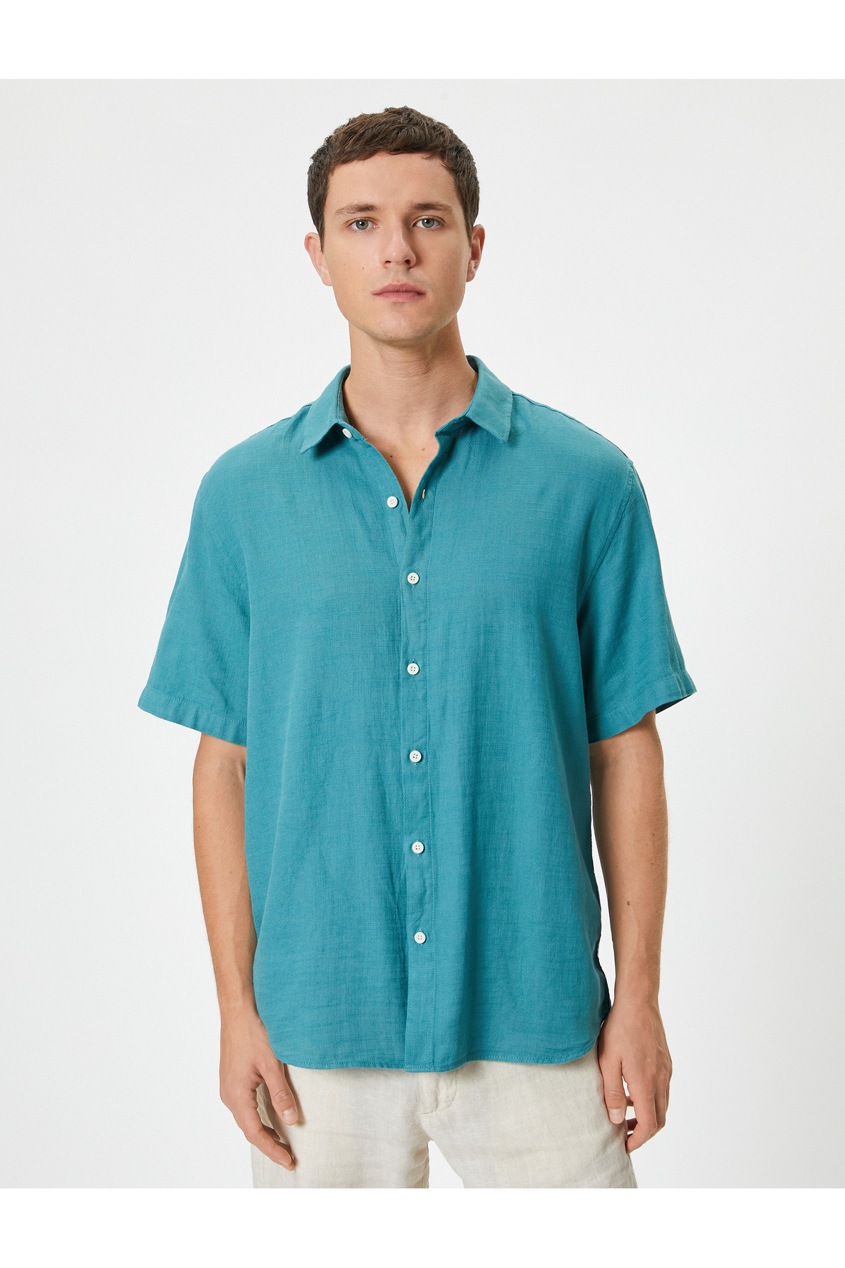 پیراهن مردانه کوتون | 4SAM60034HW Koton - Image 3