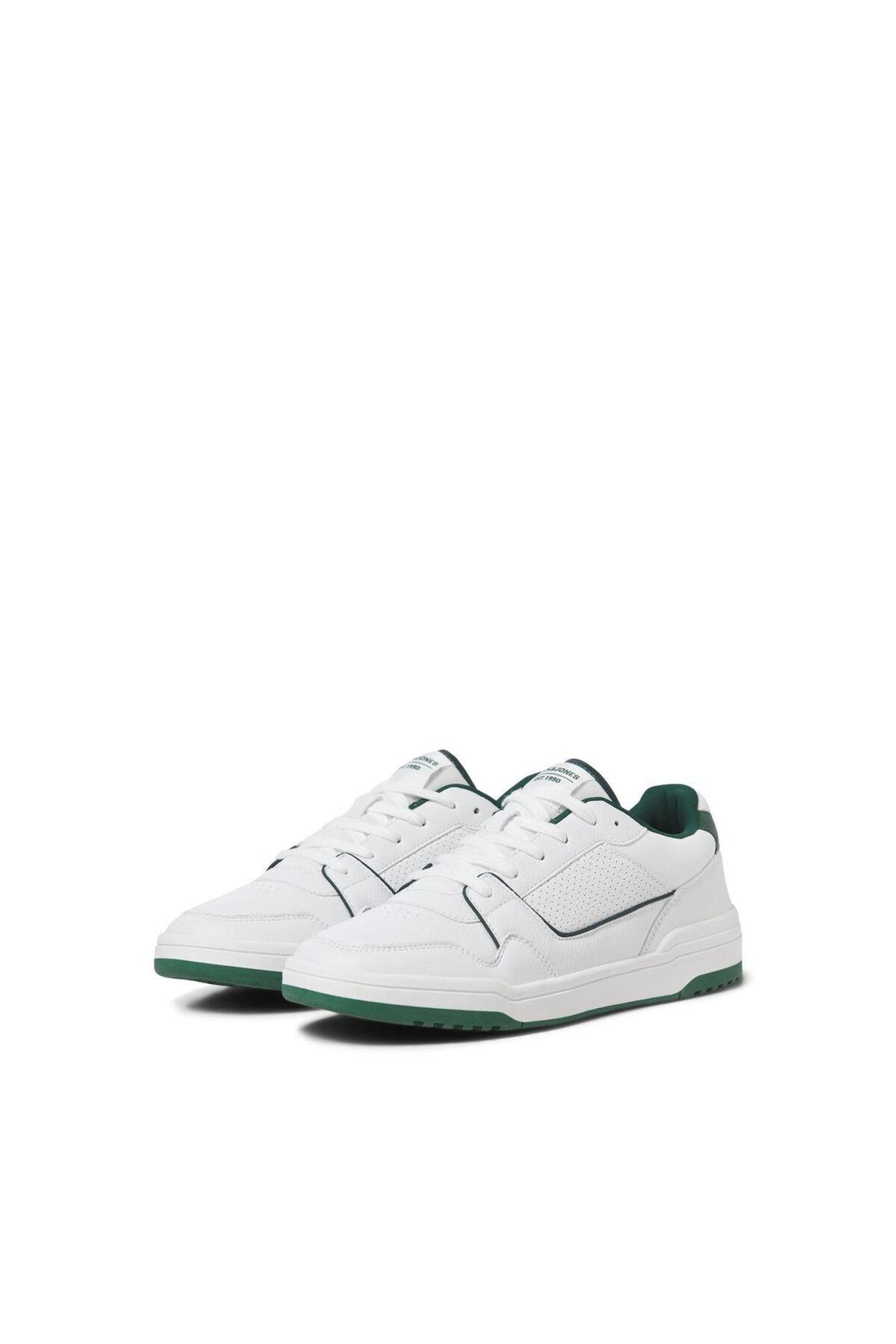 کفش اسنیکر جک اند جونز مردانه چرم مصنوعی سفید بیسیک راسته      کژوال/روزمره | Jack & Jones 12254003 TR - تصویر 6