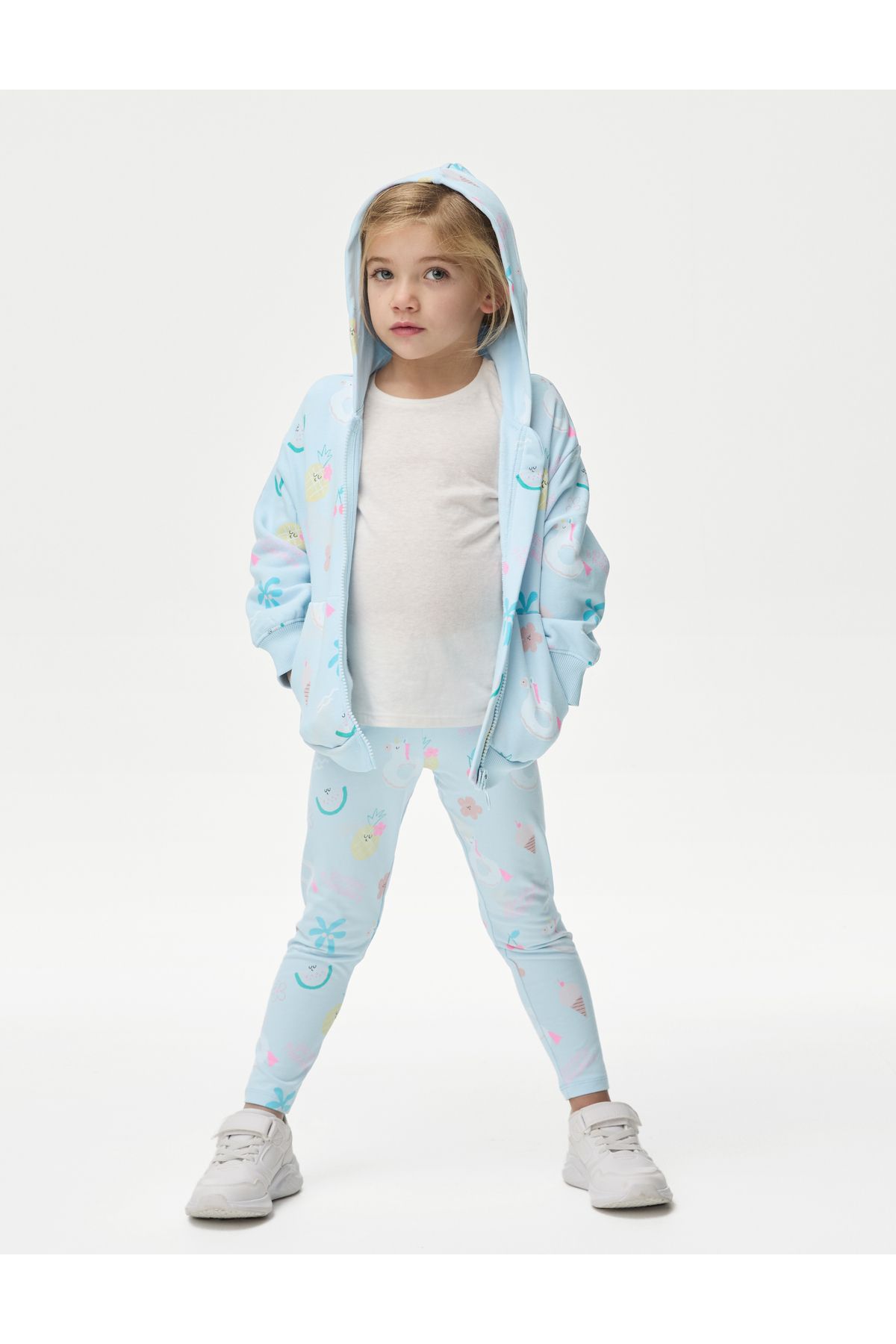 Леггинсы скинни с узором Marks & Spencer (2–7 лет) T77003191B