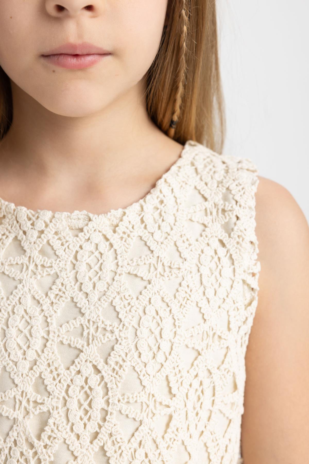 لباس دخترانه دفاکتو | C3057A824SM Defacto - Image 4