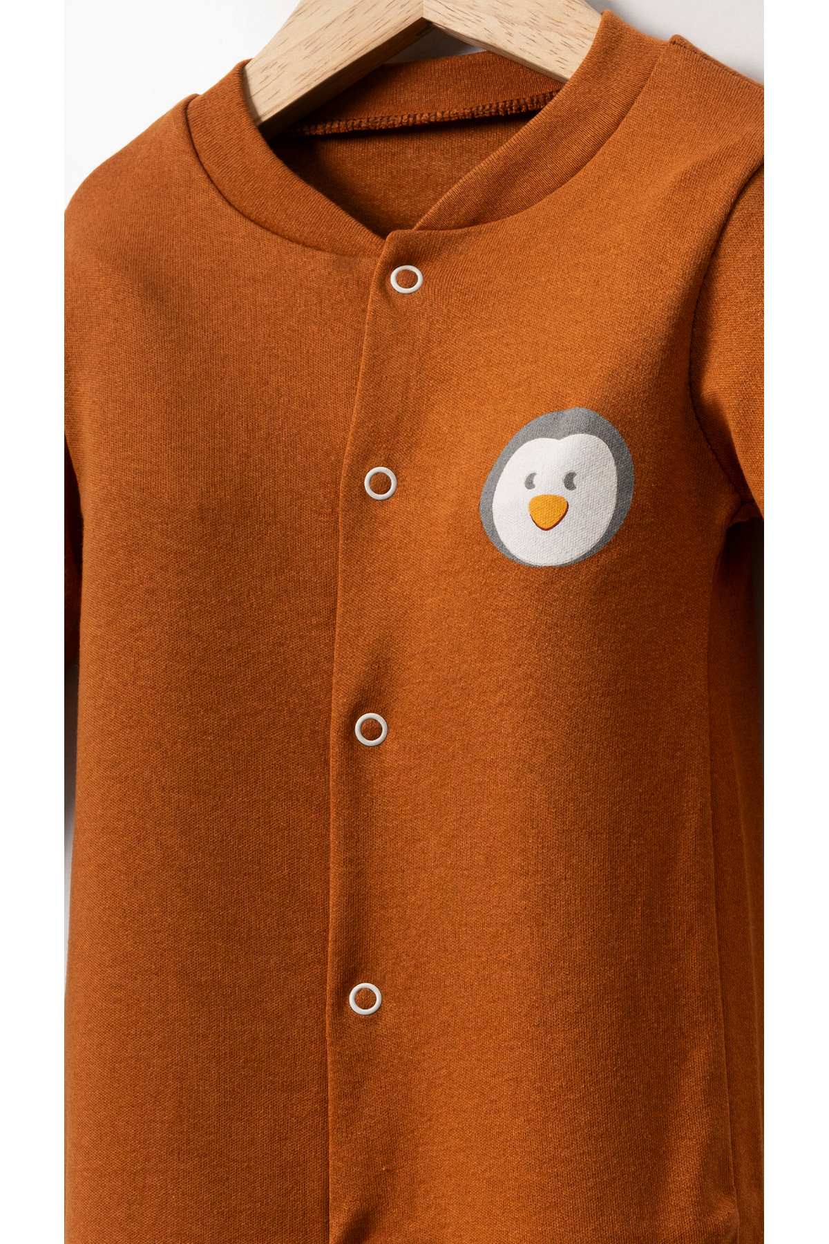 Bubito Renkli Panda Desenli Bebek 3'lü Tulum Seti fotoğrafı 7 (önizleme)