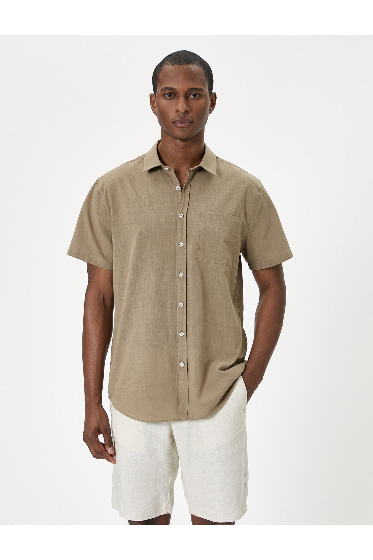 پیراهن مردانه کوتون | 4SAM60033HW Koton - Image 3