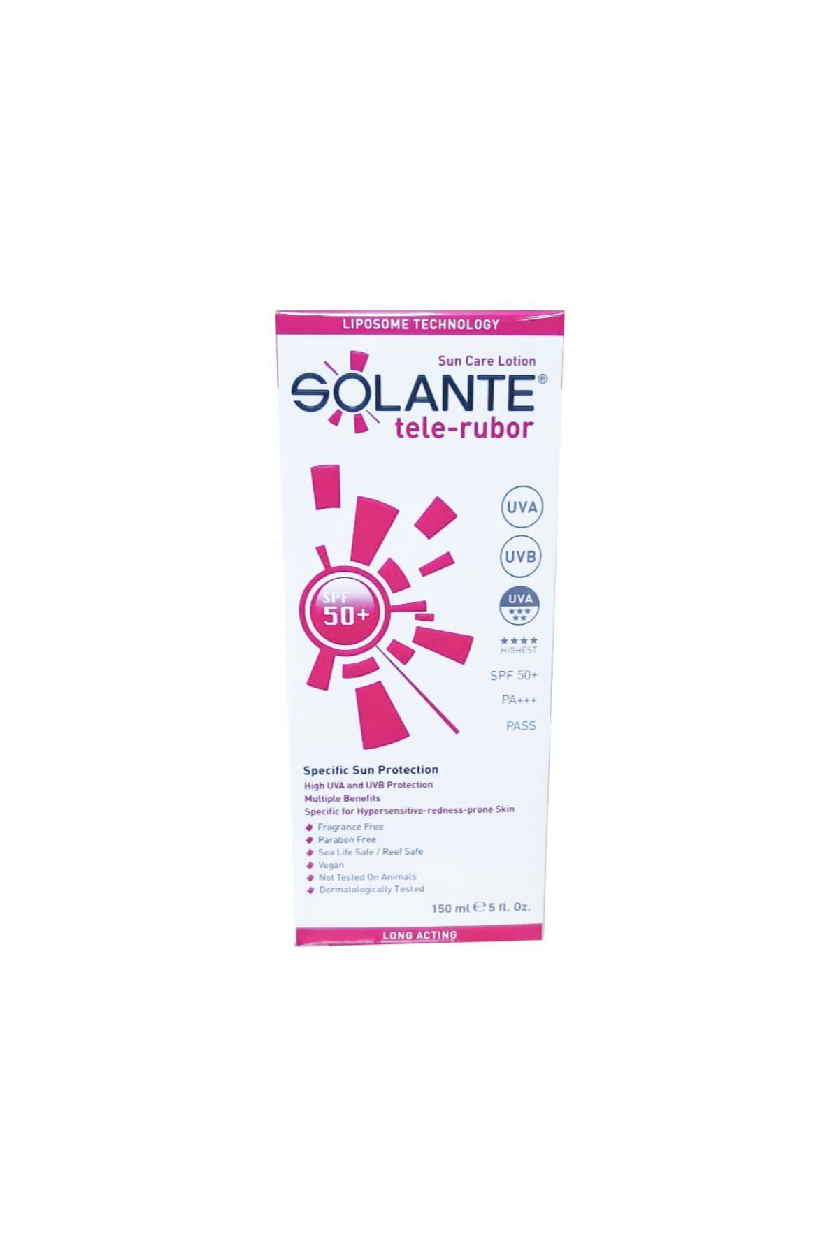 لوسیون ضد آفتاب - Telerubor Sun Care Lotion SPF50+ 150 ml 7640144930707 Solante