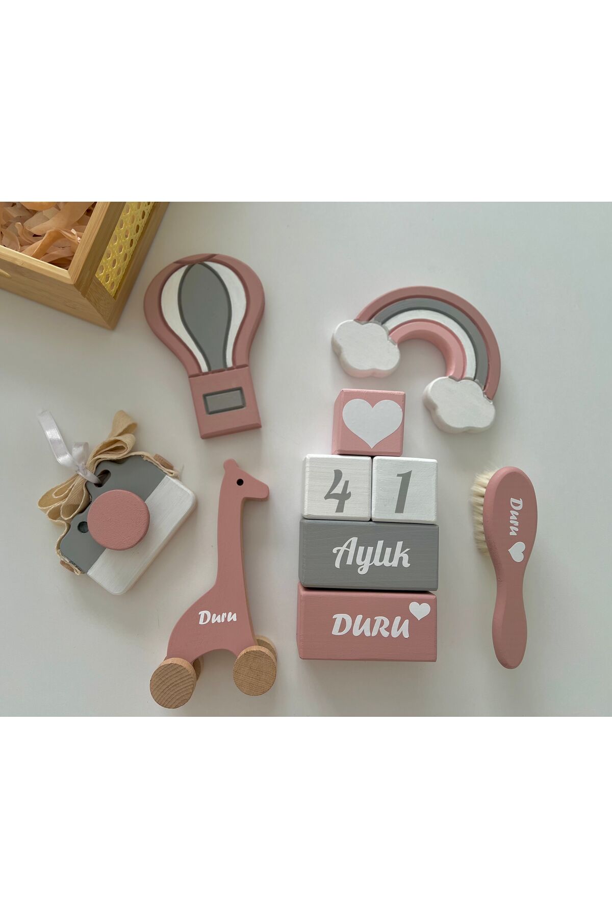 Gripembe objeli anı küpü seti