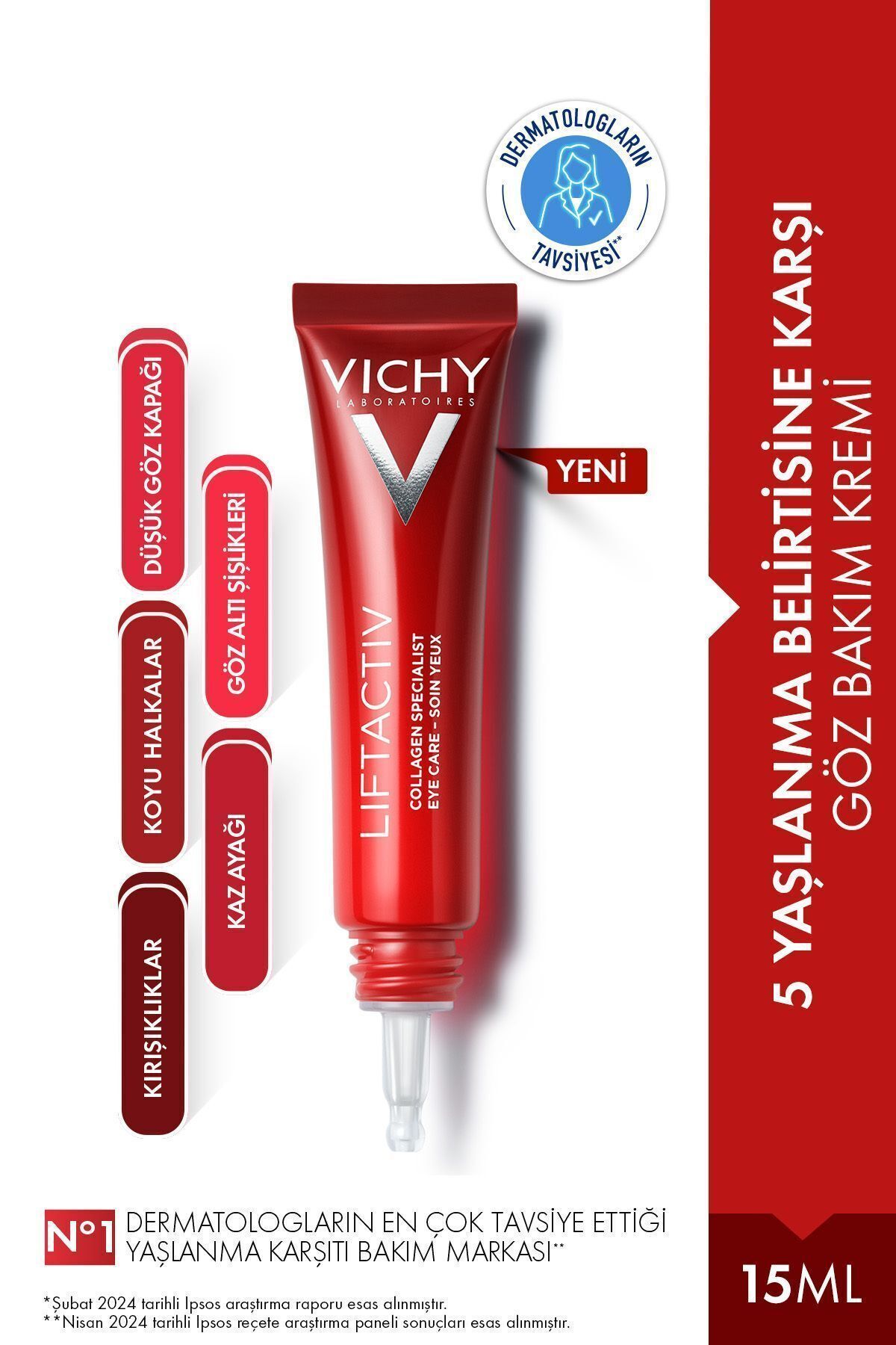 Vichy LİFTACTİV COLLAGEN SPECİALİST EYE CARE CREAM 15 ML DEMBA4793