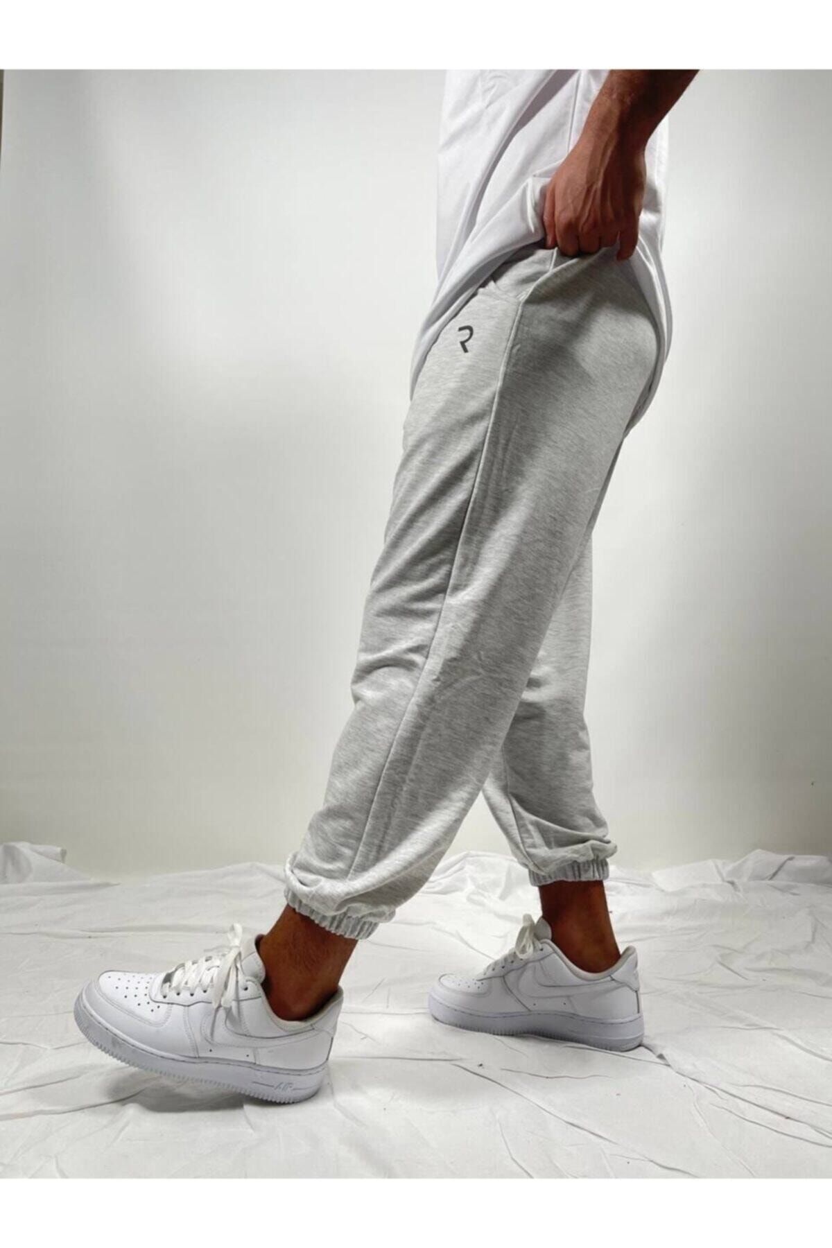 ROLLIE-Loose Tracksuit Men's Gray Sweatpants 23004-05 2