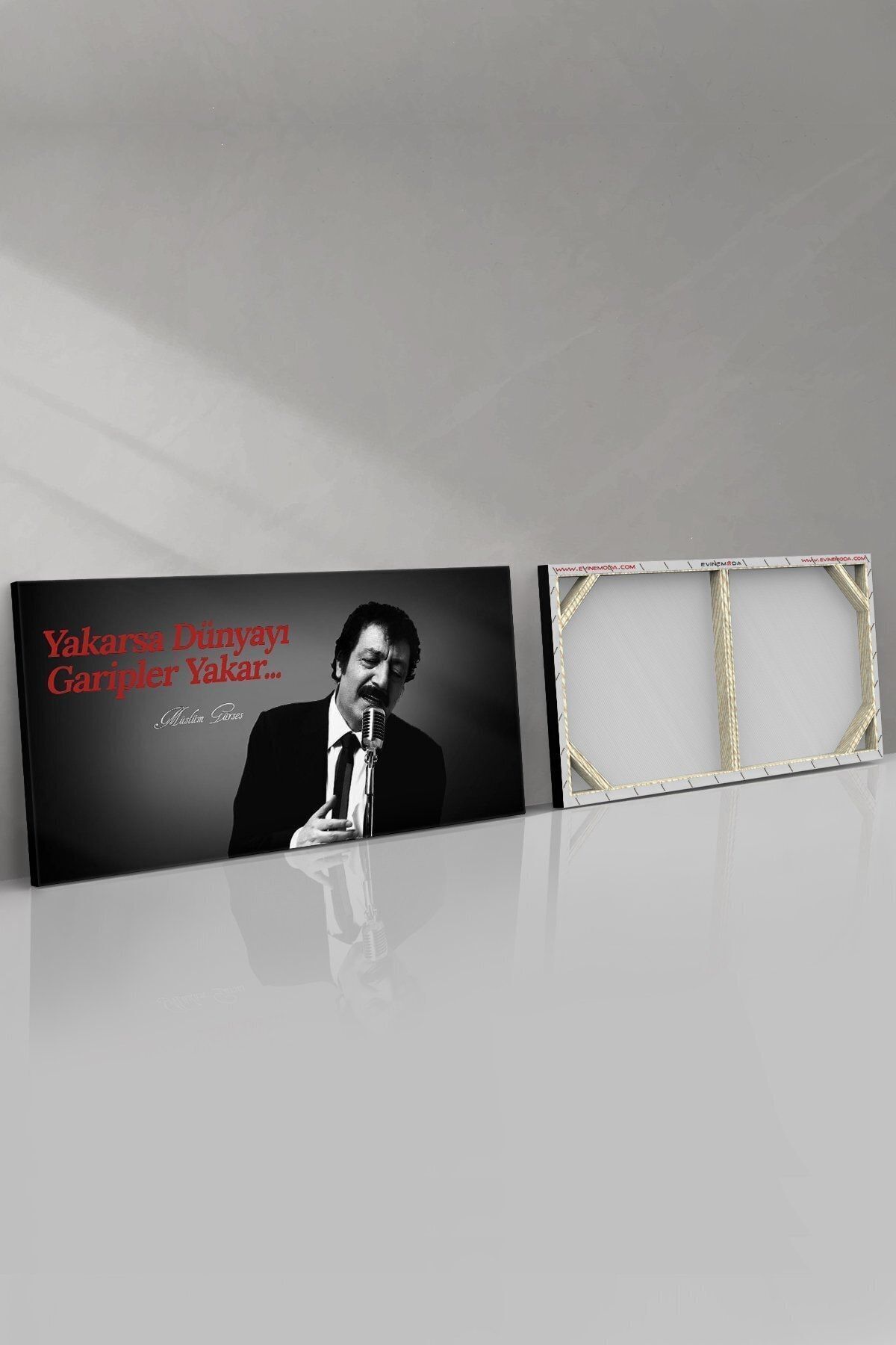 Evinemoda-Müslüm Gürses if It Burns It Burns the World Weirdly Canvas-Canvas Painting 2