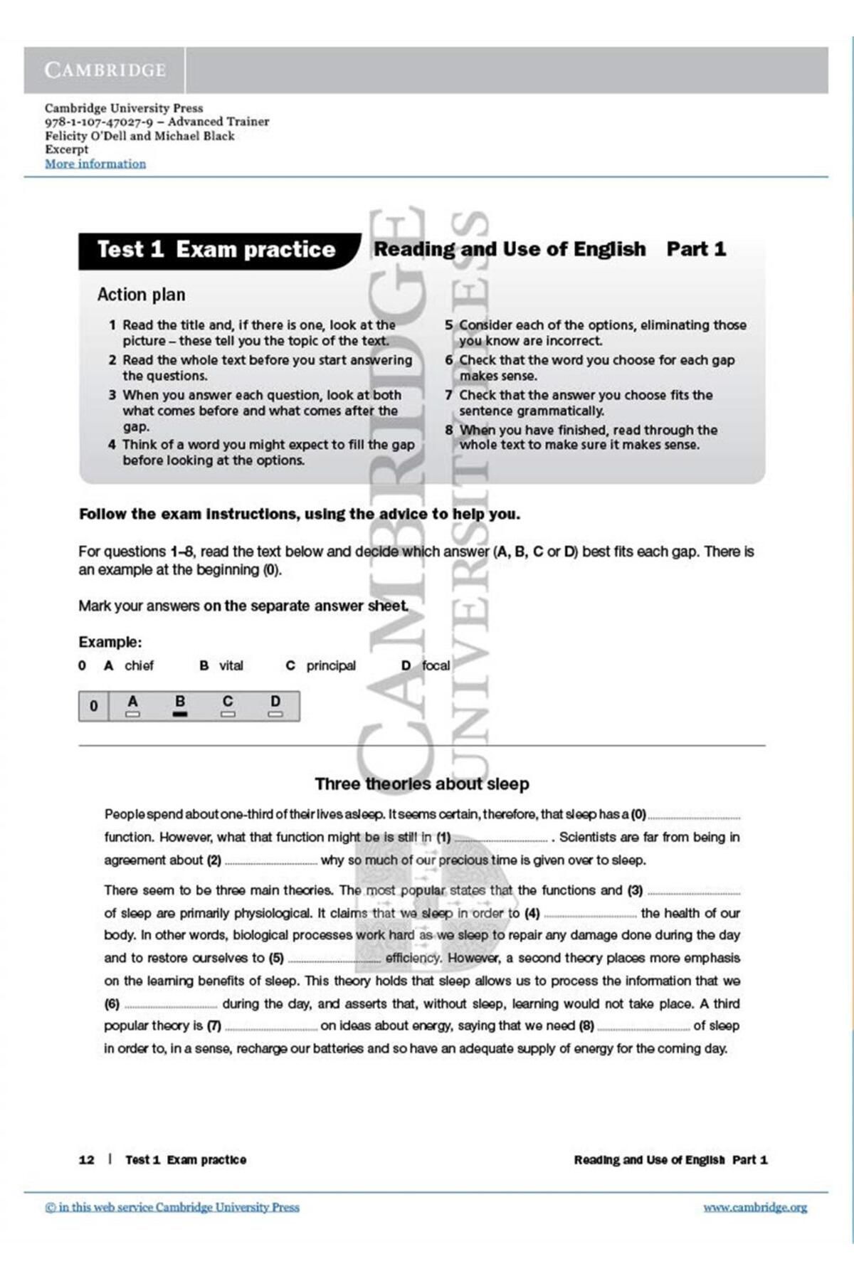 Cambridge University Press-Advanced Trainer Six Practice Tests with Answers with Audio 3