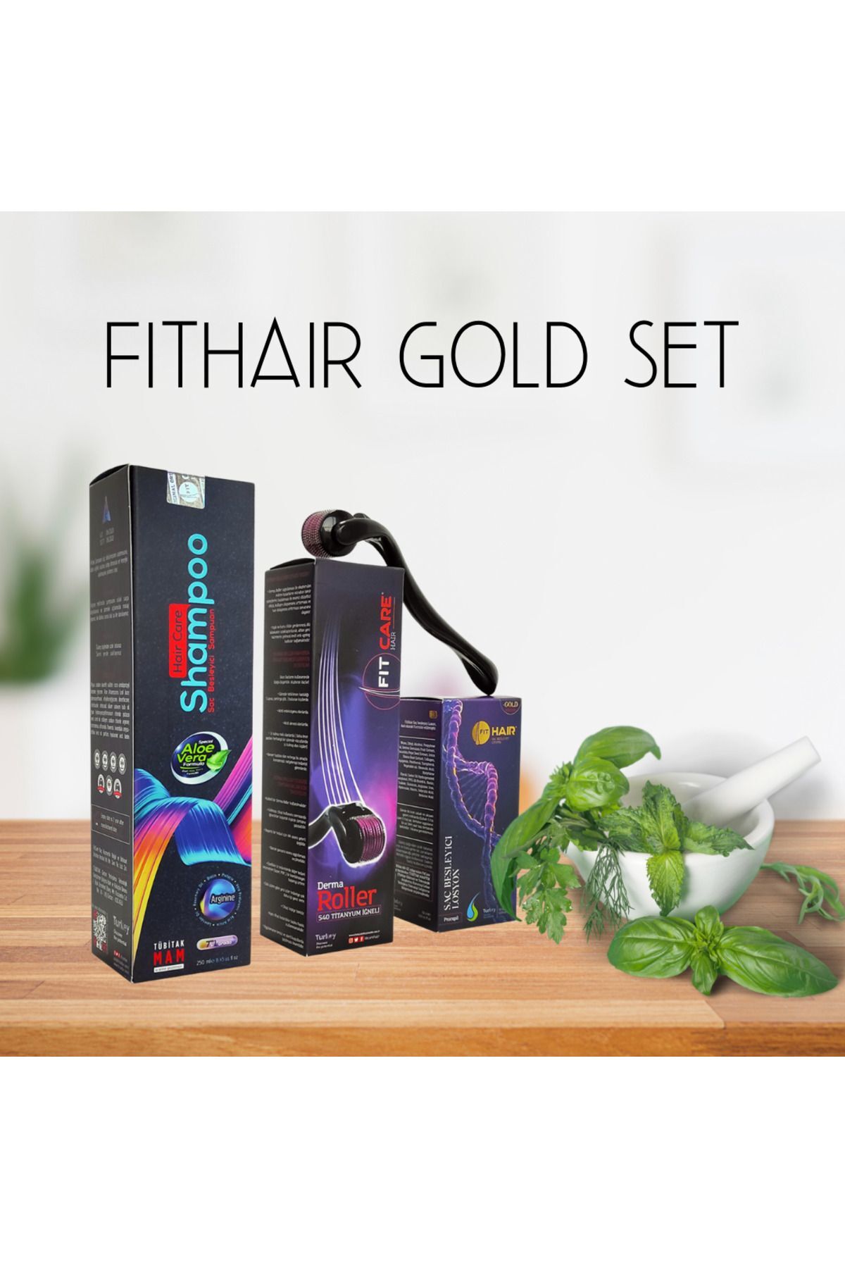 ست مراقبت از مو Fithair Gold — 652656210520 — تصویر 4 از 9