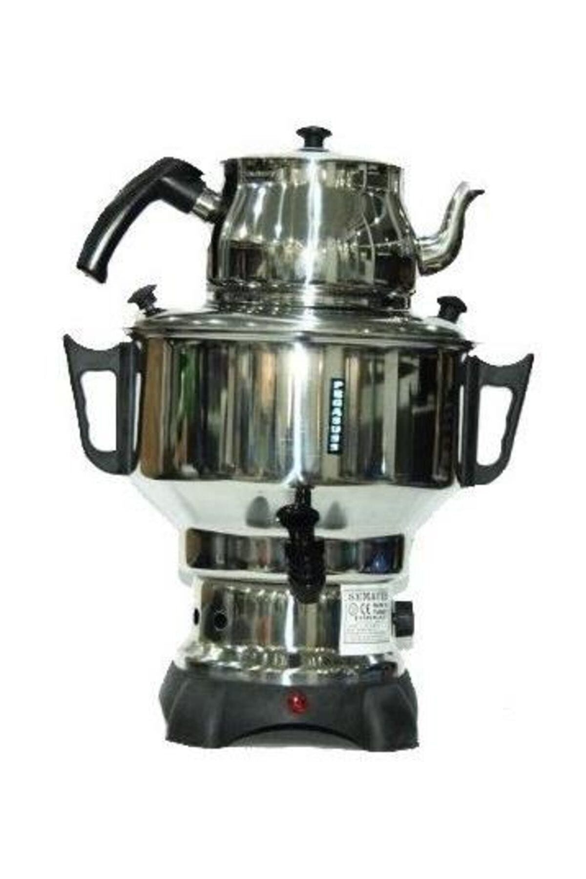 Aldente Pegasus Çelik Semaver Çay Makinası Semaver 4,5 Lt