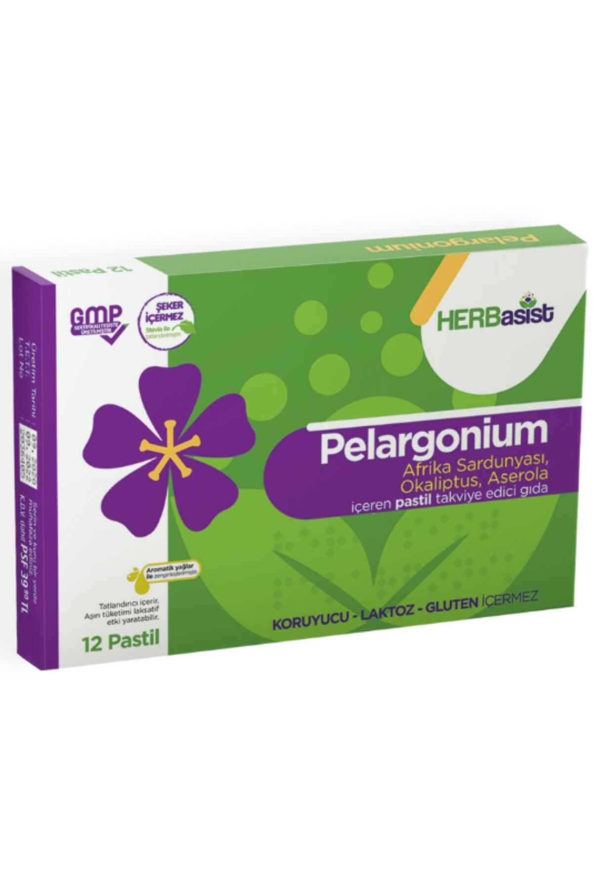 HERBasist Pelargonium 12 Pastil