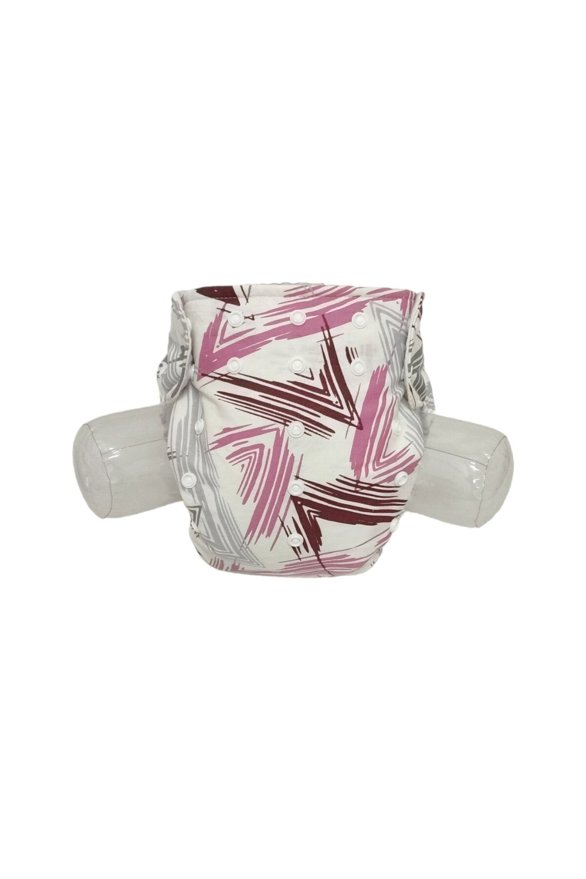 BEZHANE Baby YBB Yıkanabilir Bebek Bezi Cepli Çizgili Desen Çıt Çıtlı(8kg-18kg) fotoğrafı 3 (önizleme)