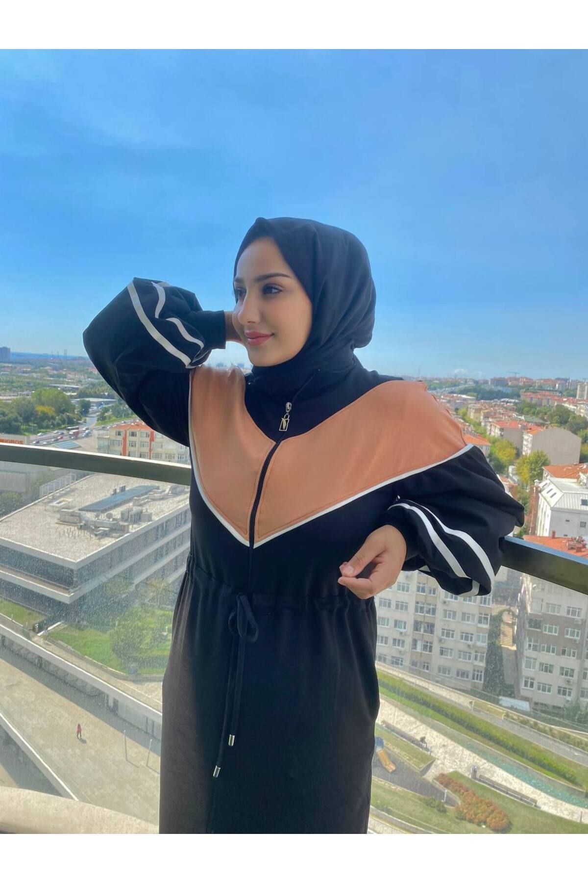 Lavecci-women's hijab dress tight spinning 3