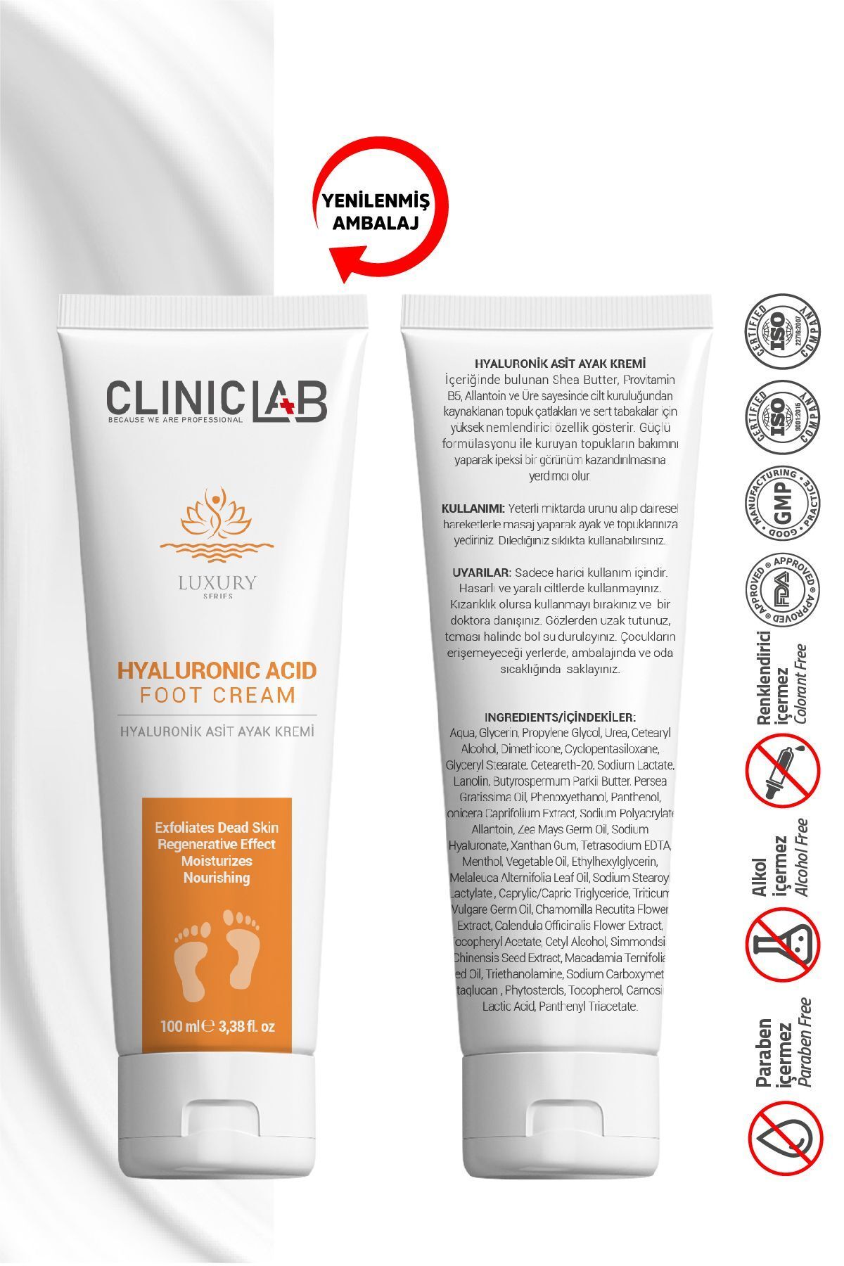 Cliniclab-Intensive Repairing and Nourishing Foot Cream 100 ml 6