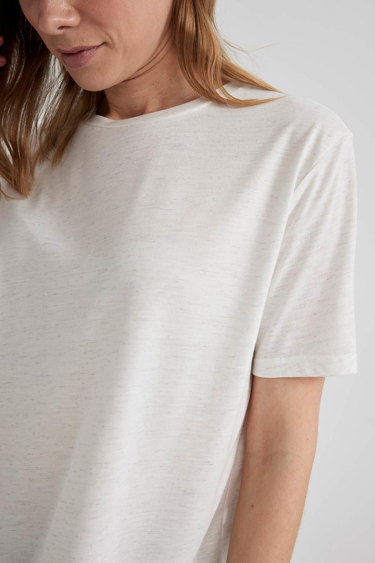 تی شرت زنانه دفاکتو | C1662AX24SP Defacto - Image 4